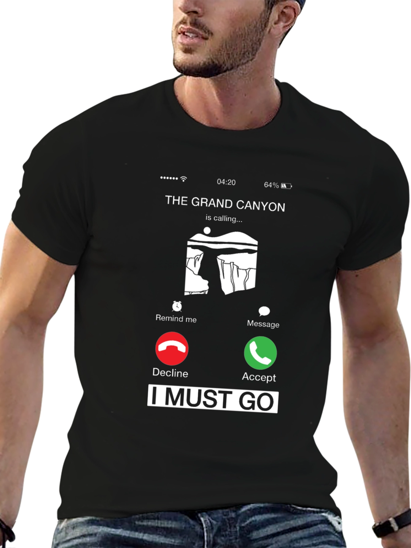 Grand Canyon Calling T-Shirt - Must Go Adventure Tee - 6