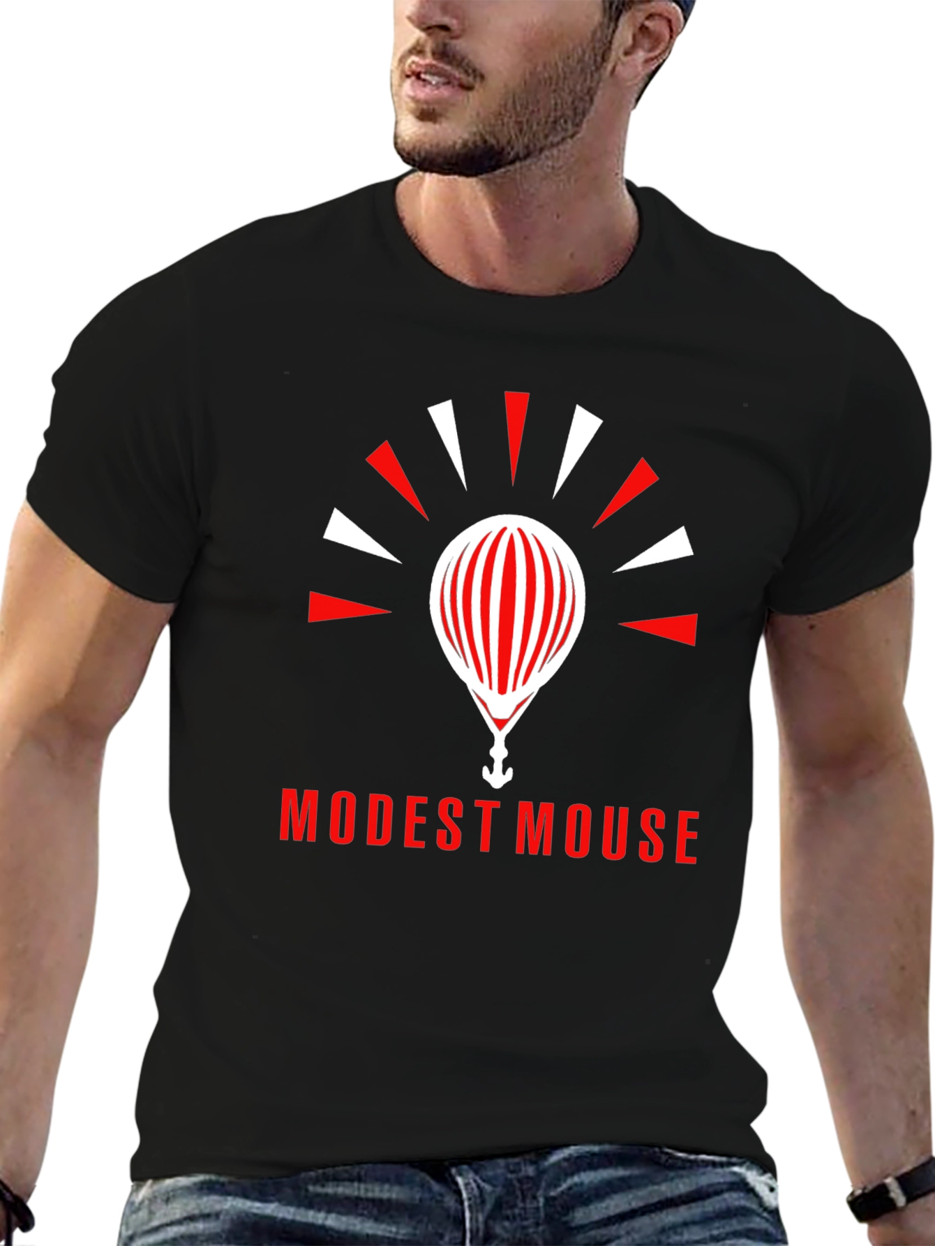 Black Modest Mouse Black T-Shirt view 6