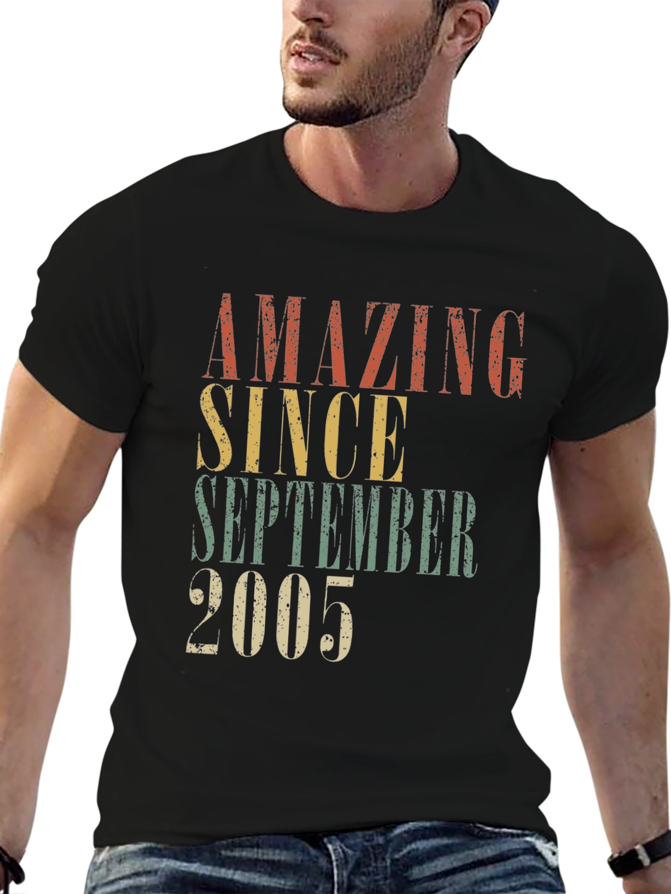 Black Amazing Since September 2005 Black T-Shirt view 6