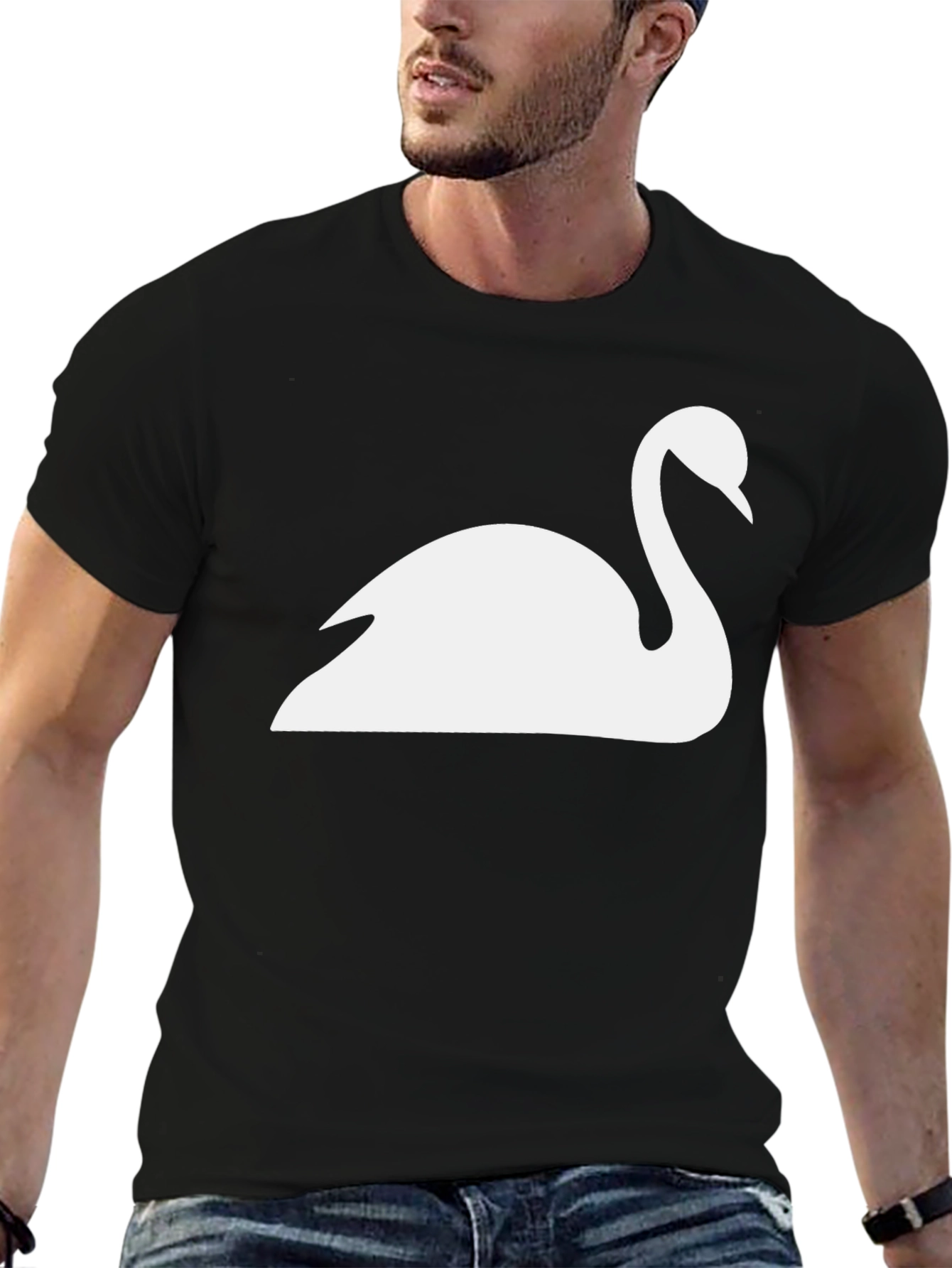 Black Black Swan Graphic Tee view 6