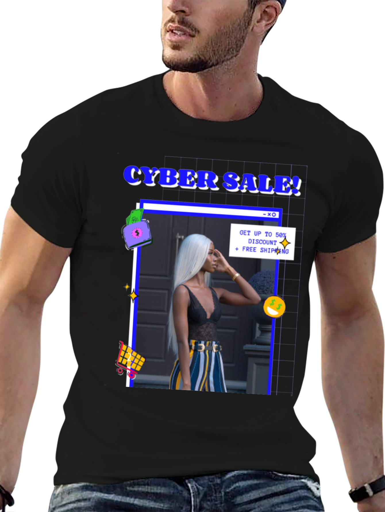Cyber Sale Graphic Tee - 6