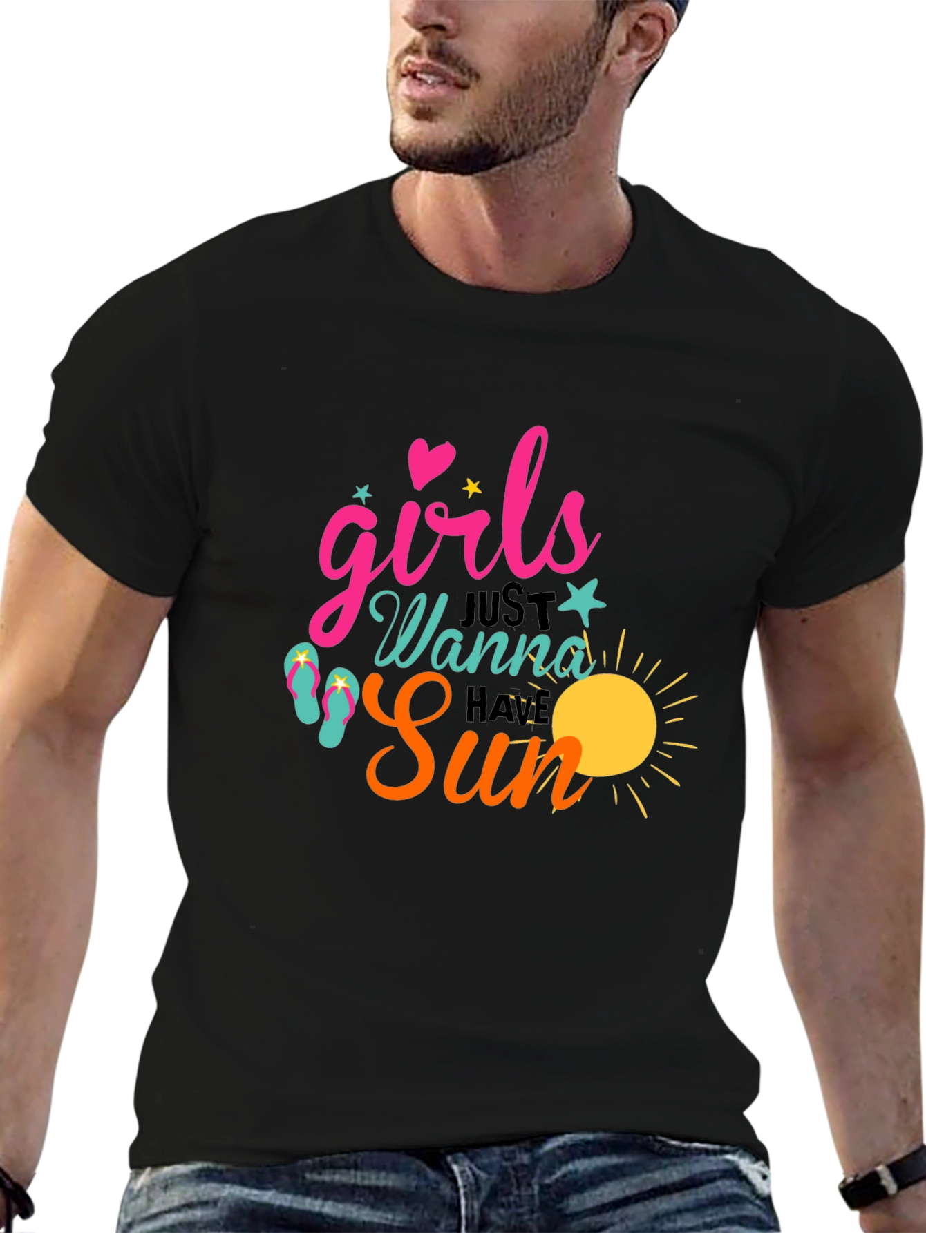 Black Girls Wanna Have Sun Graphic T-Shirt view 6