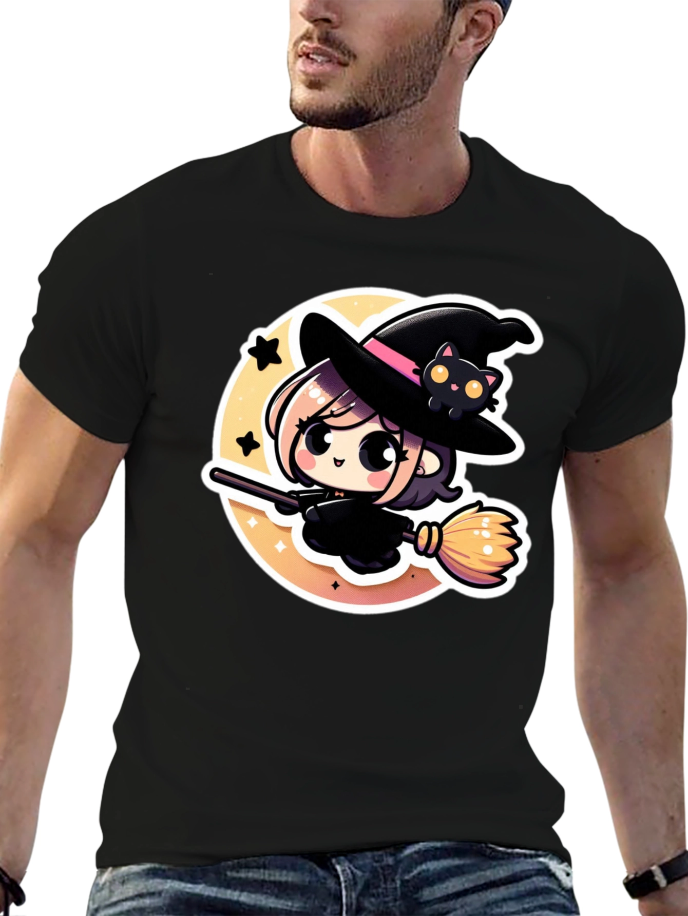Kawaii Witch T-Shirt - Cute Halloween Tee - 6