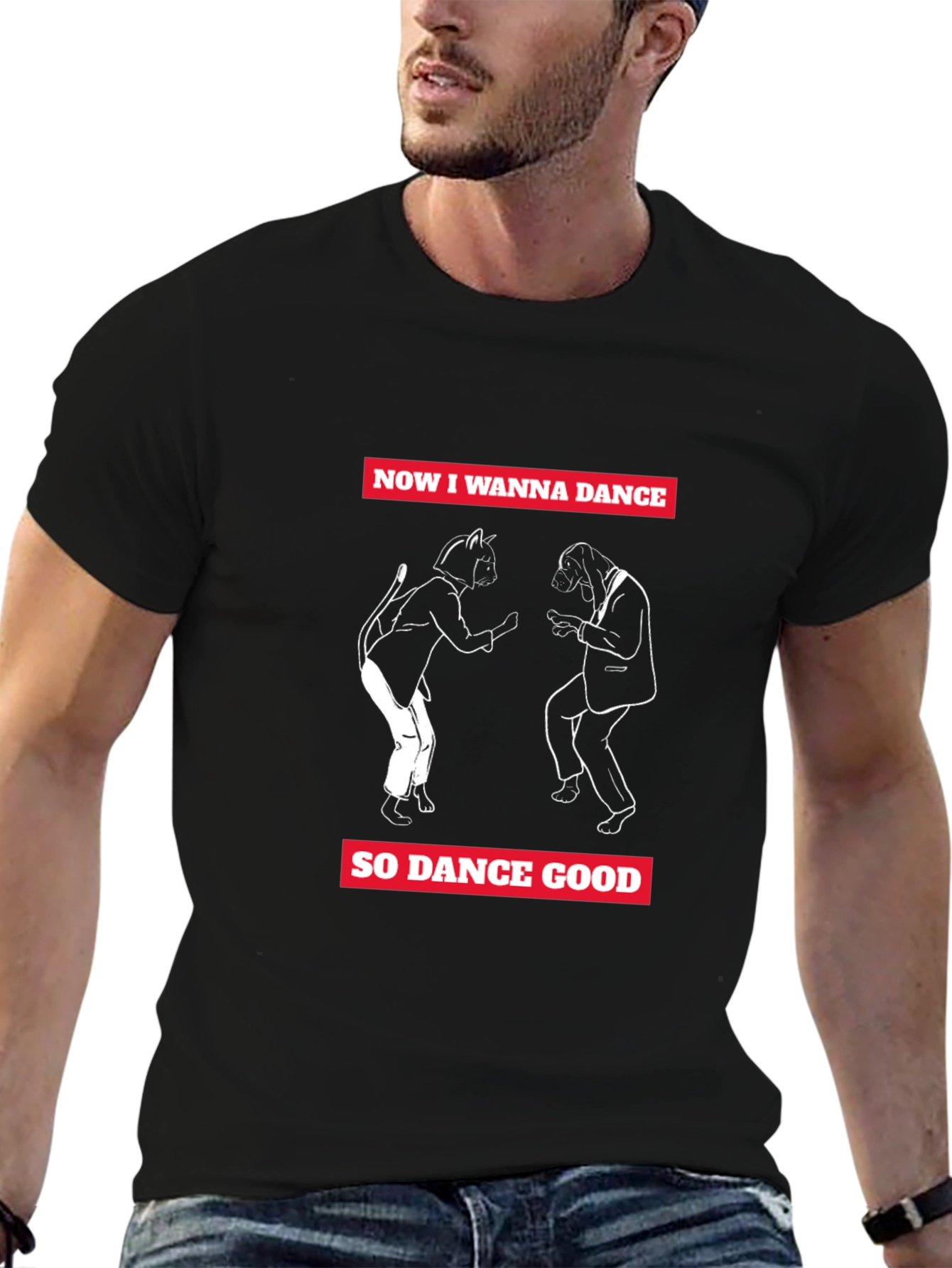 Black Now I Wanna Dance T-Shirt view 6
