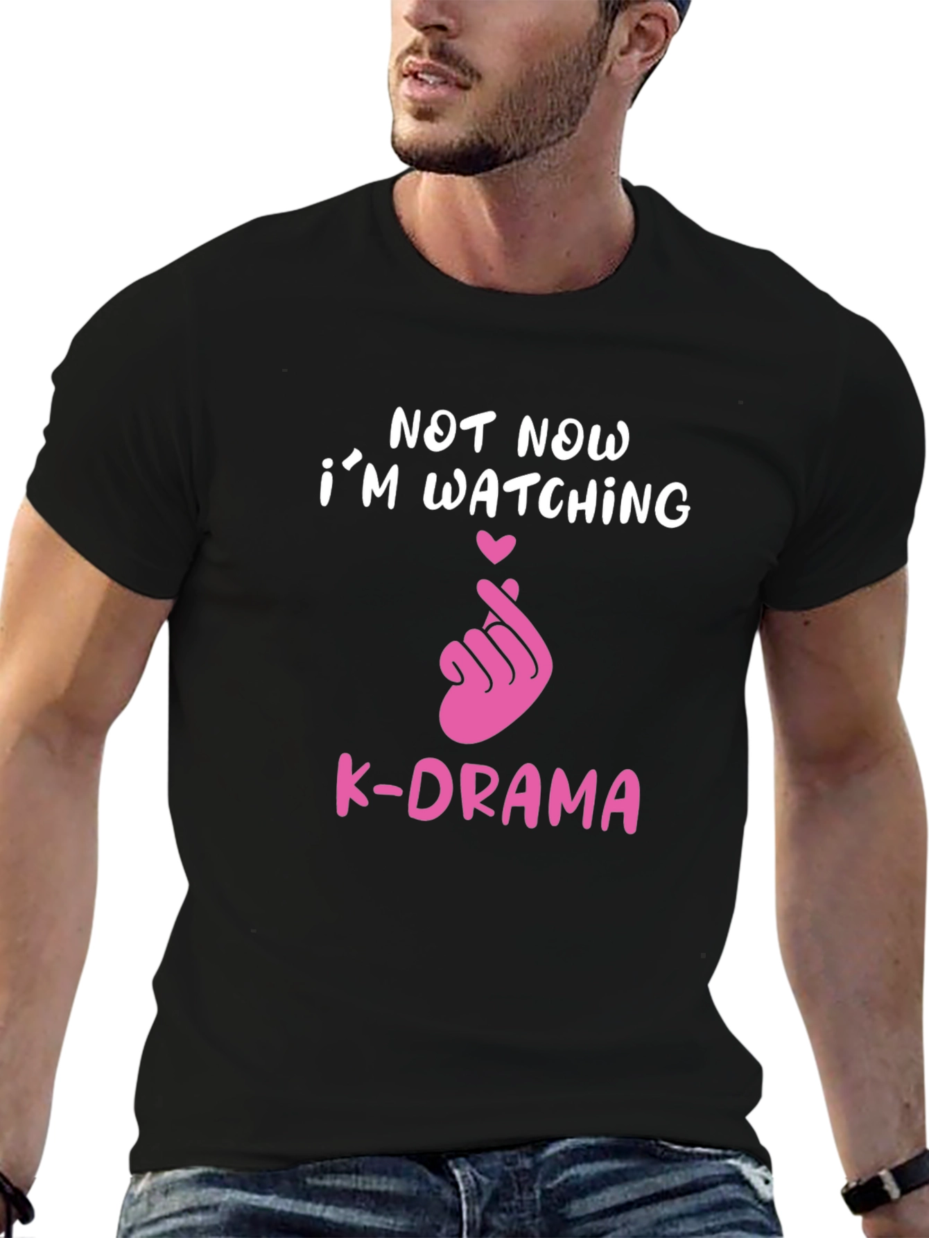 Black Not Now Watching K-Drama Tee view 6