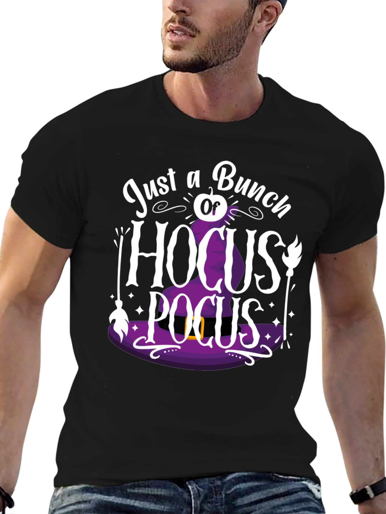 Black Hocus Pocus Halloween Graphic Tee view 6