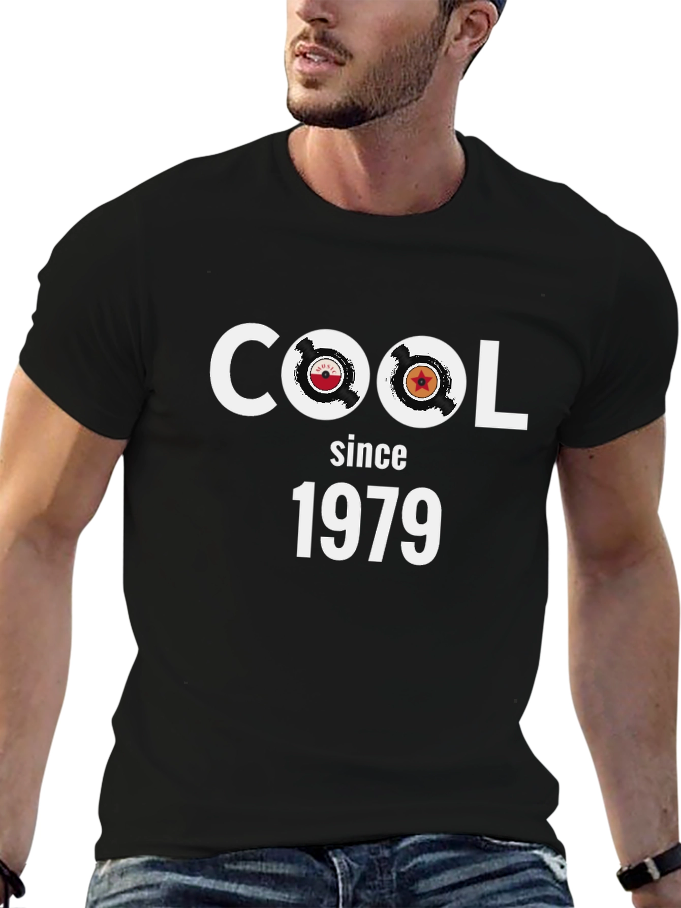 Black Cool Since 1979 Black T-Shirt view 6