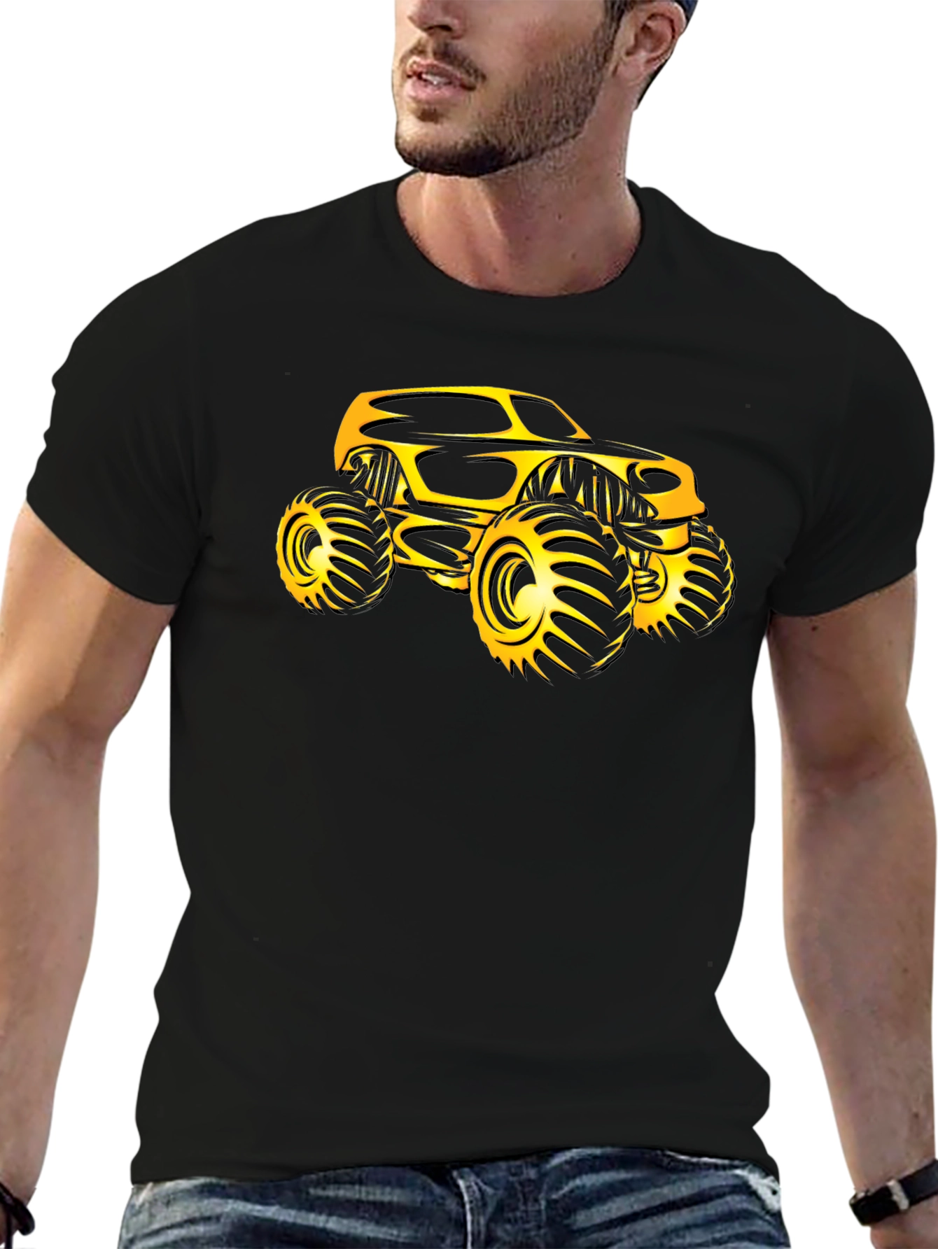 Monster Truck Graphic T-Shirt - Black - 6