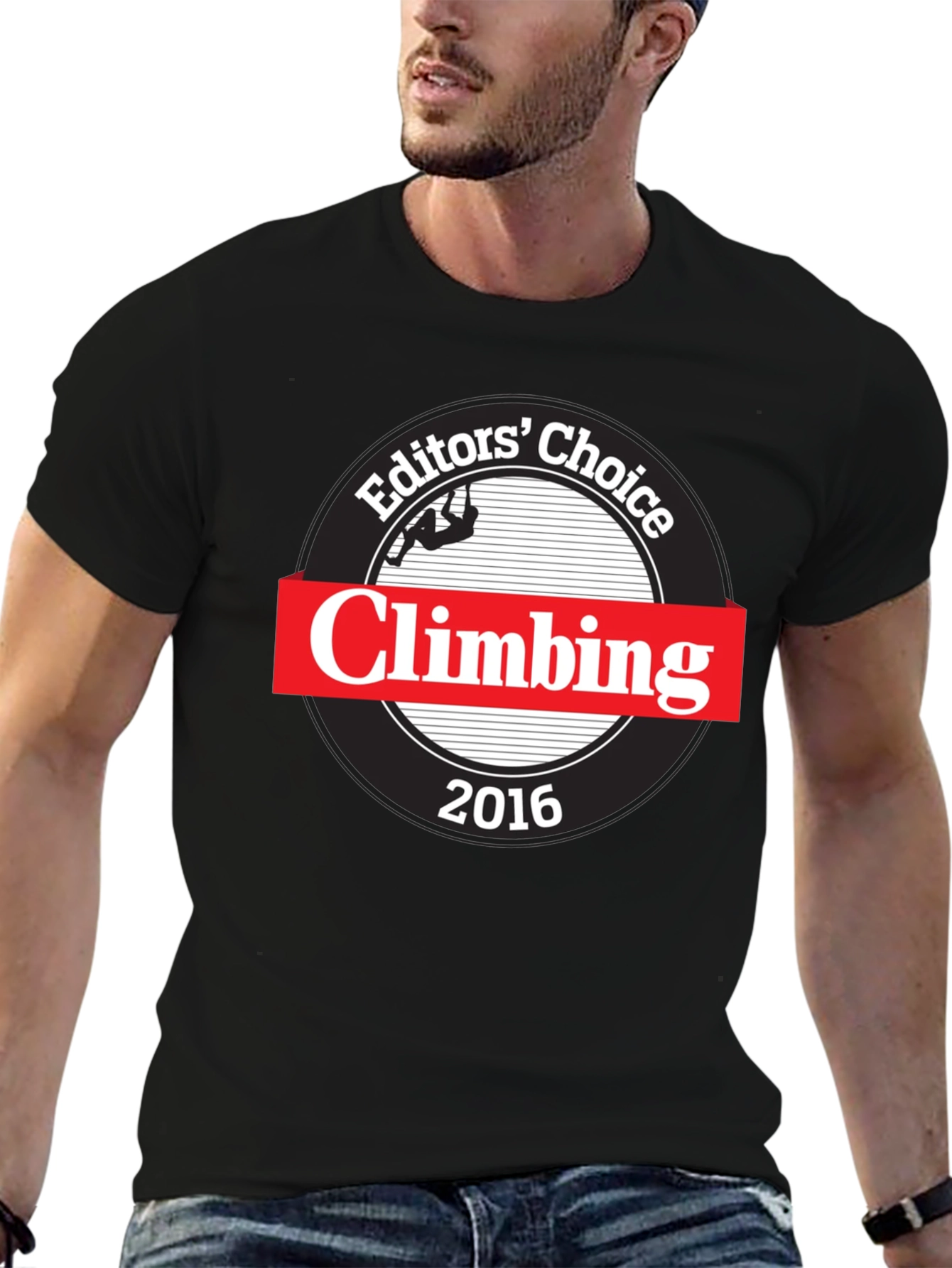 Black Editor's Choice Climbing 2016 Black T-Shirt view 6