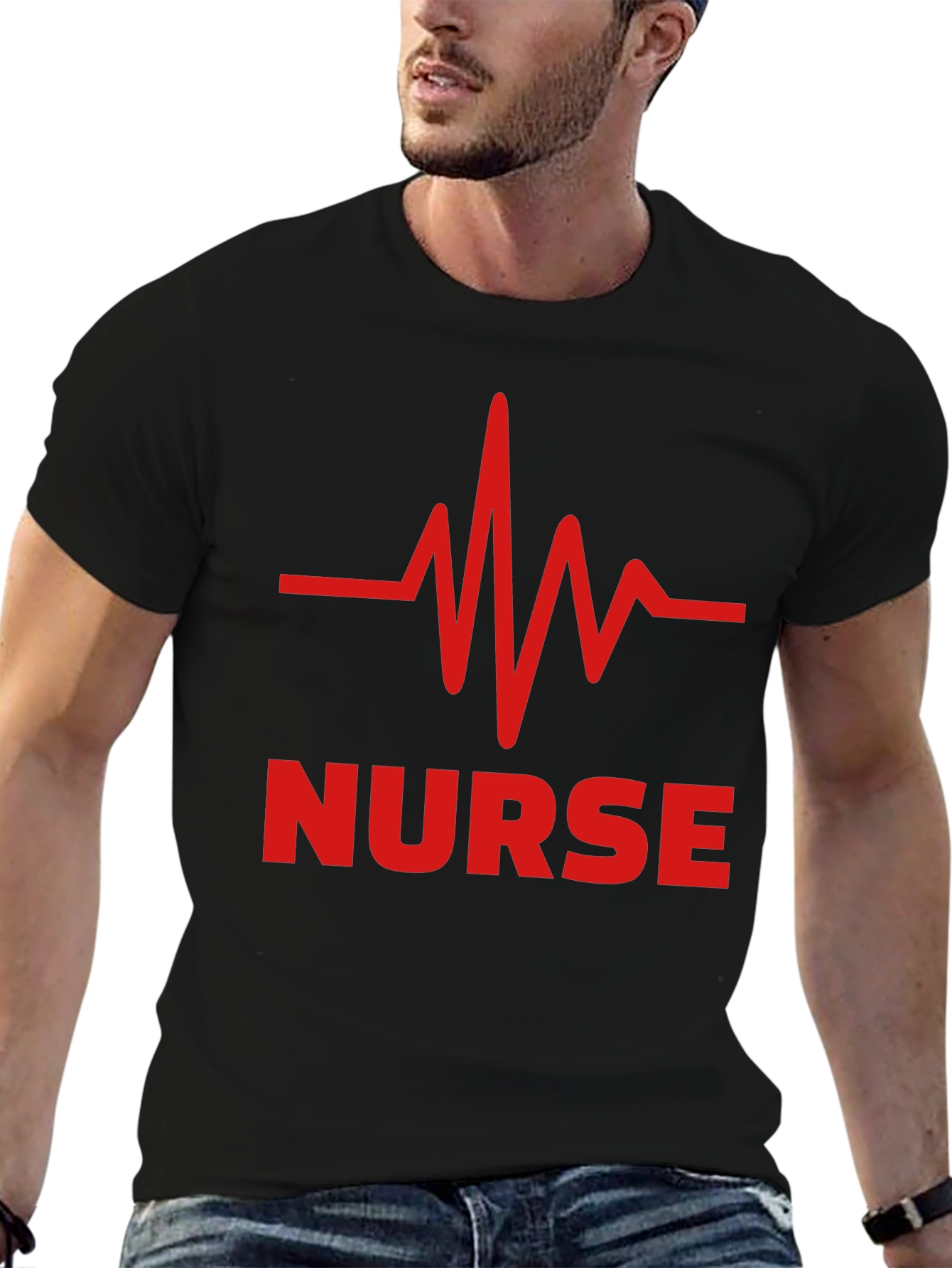 Nurse Heartbeat Graphic Tee - 6