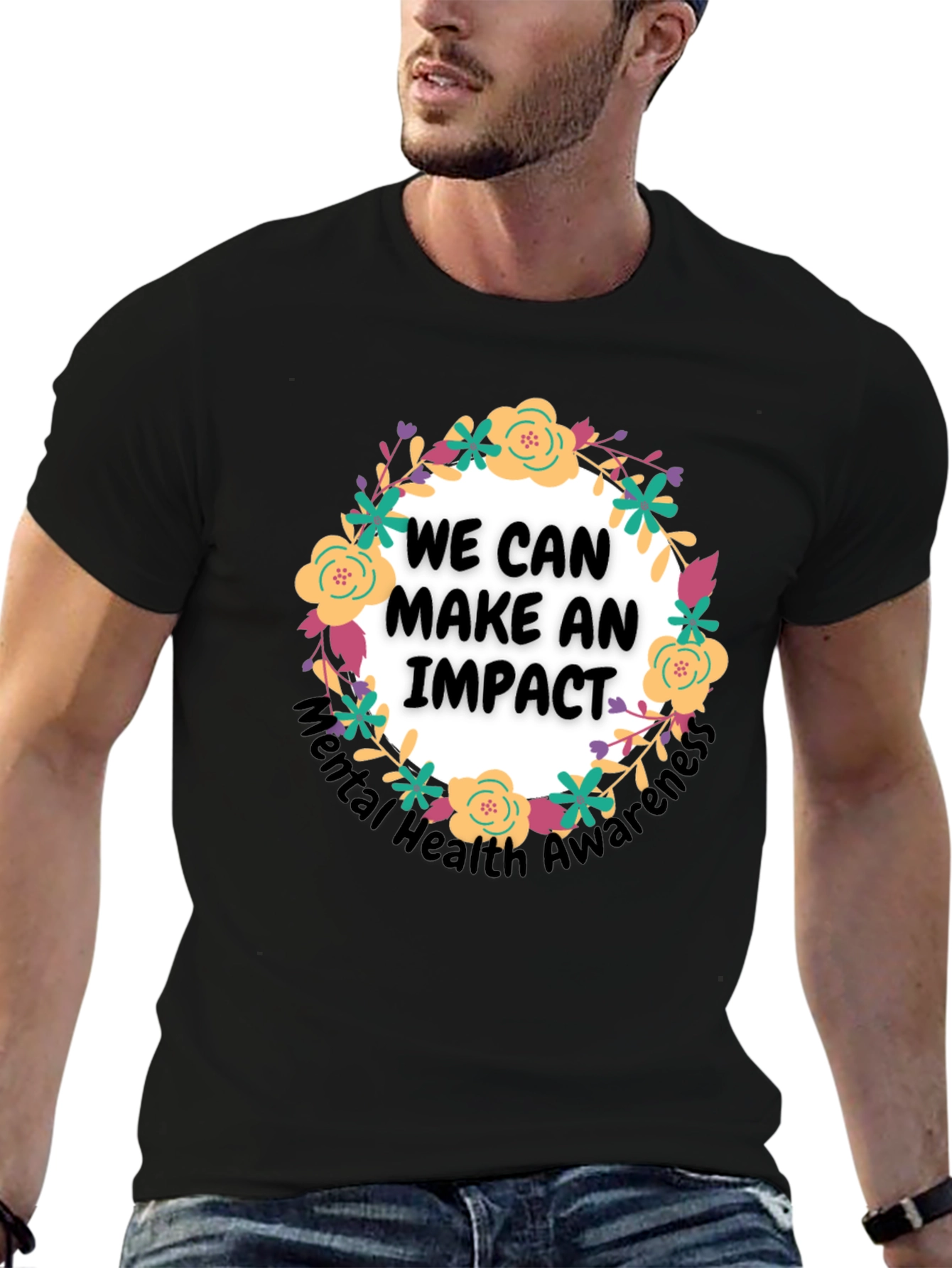 Black Mental Health Awareness T-Shirt: We Can Make An Impact view 6