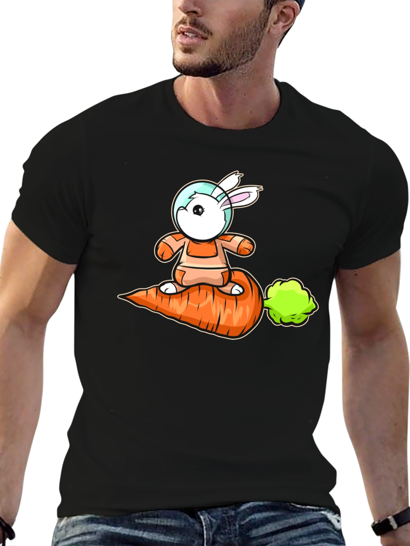 Astronaut Bunny Carrot T-Shirt - 6