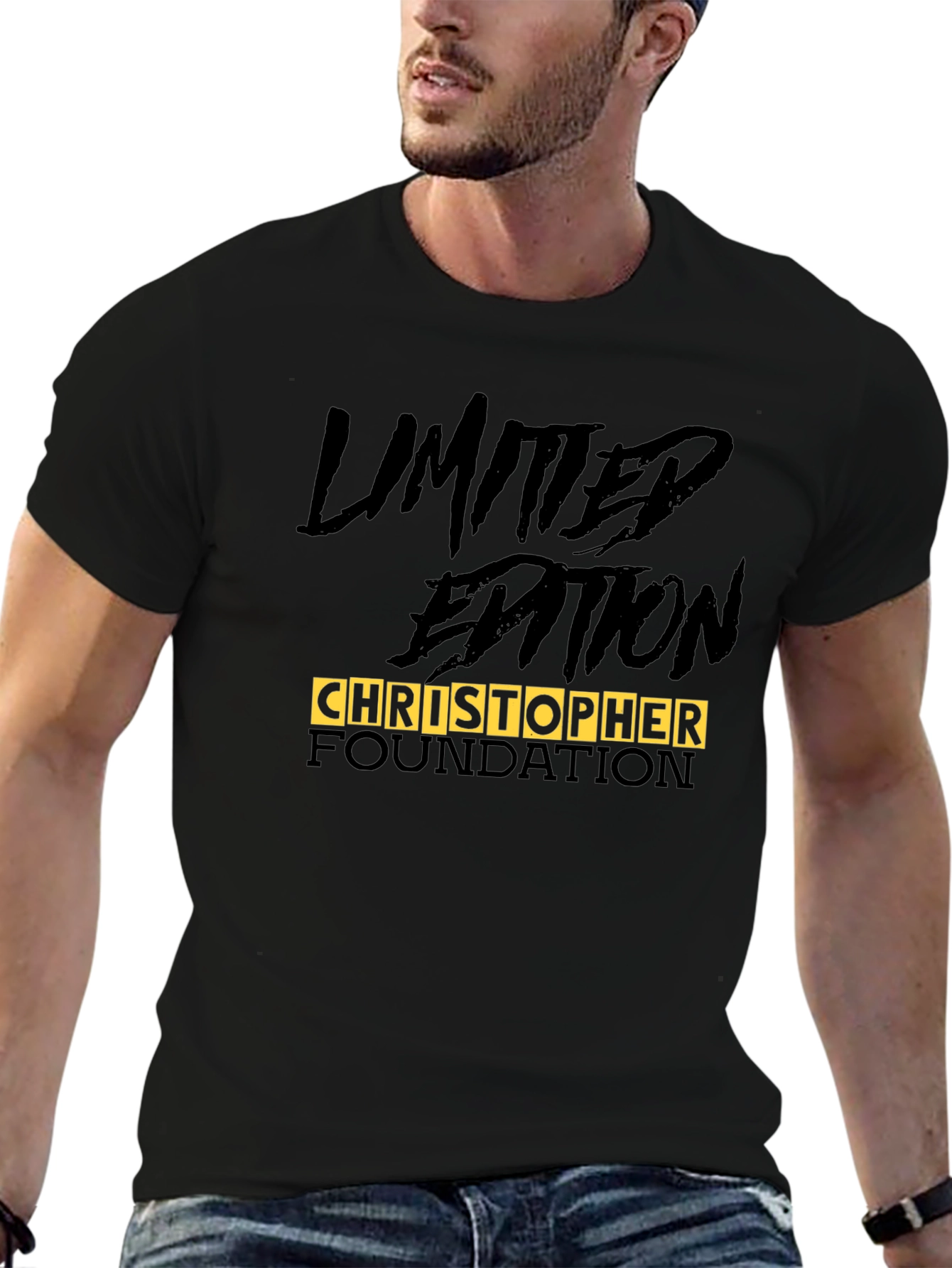Limited Edition Christopher Foundation Black T-Shirt - 6