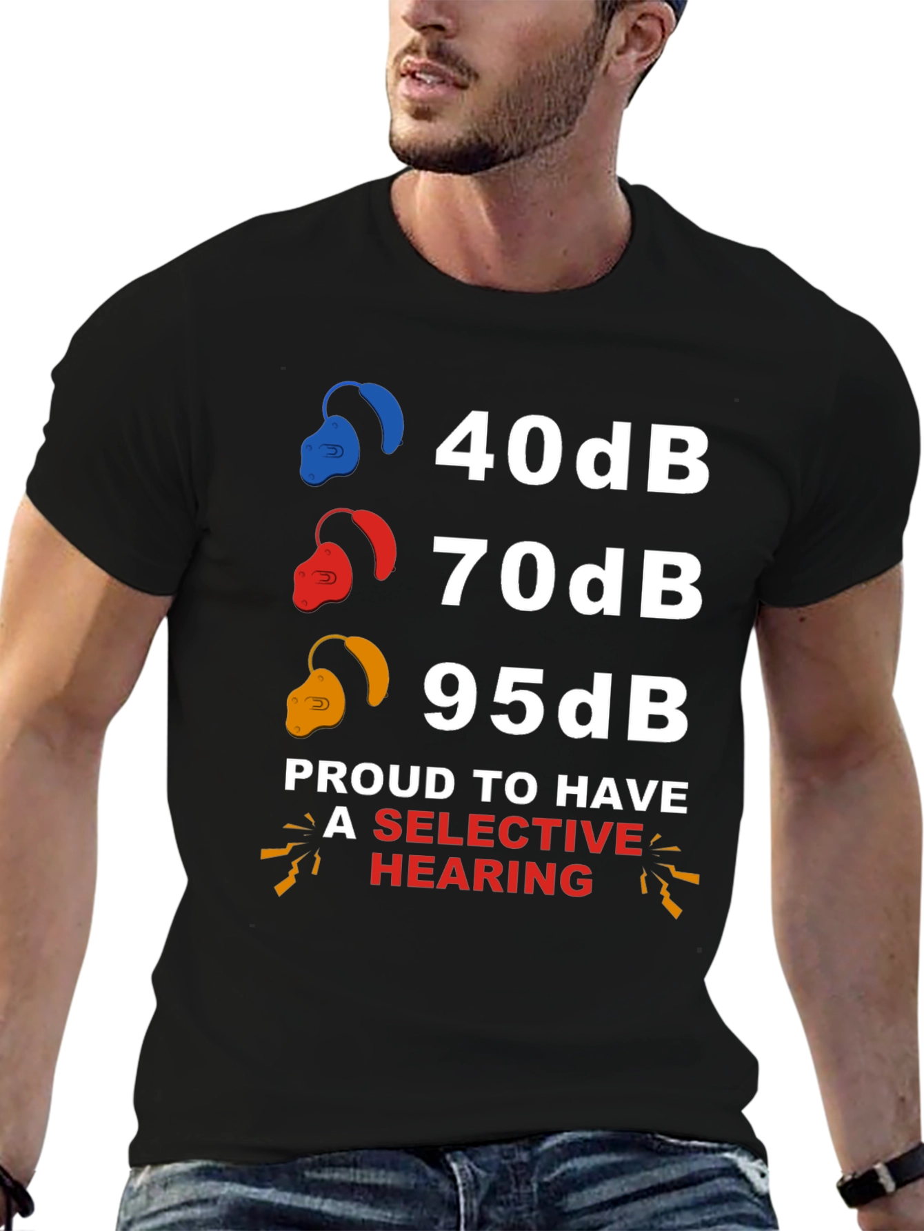 Selective Hearing T-Shirt: Funny Audiology Humor - 6