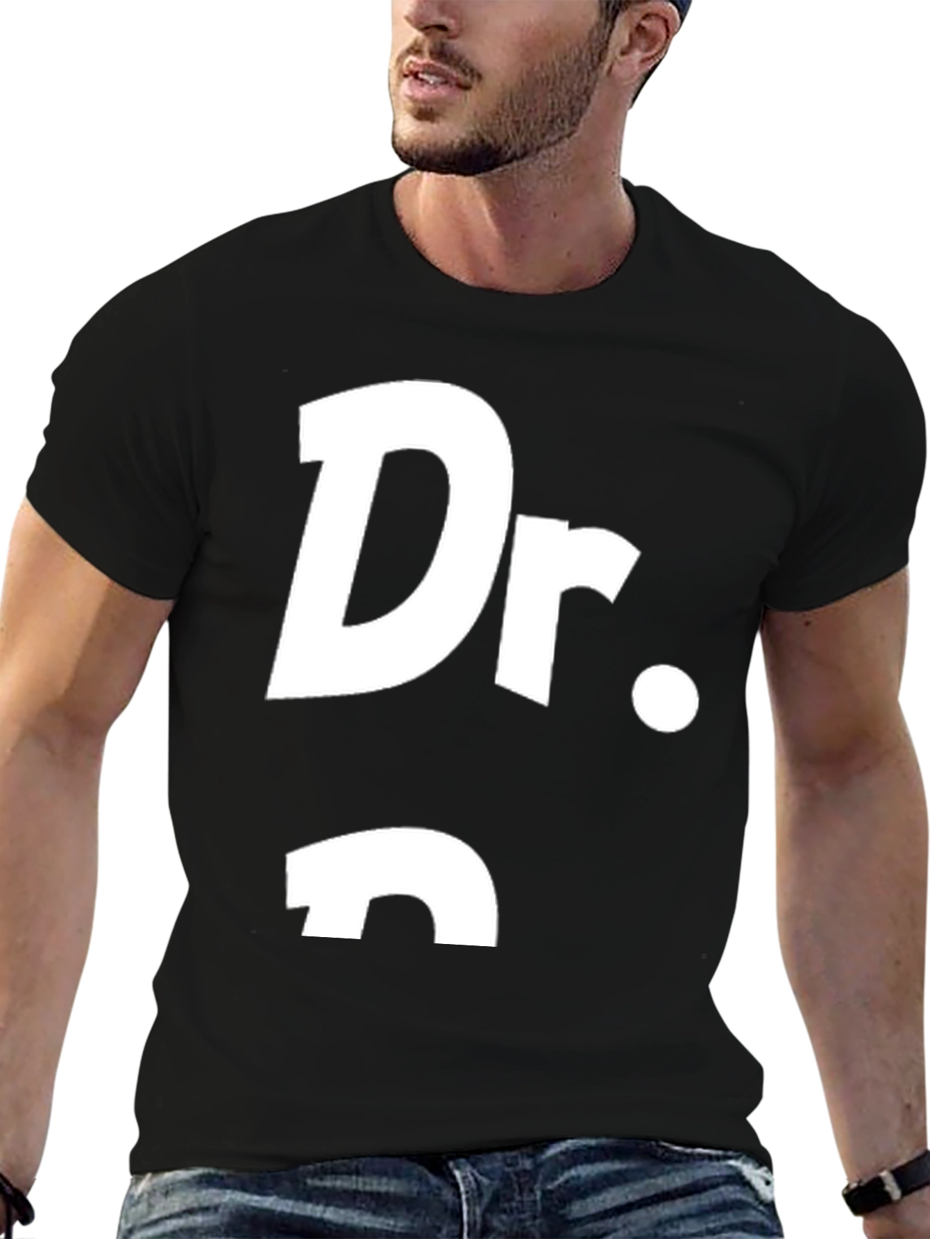 Black Dr. Who Parody T-Shirt - Geek Chic Tee view 6