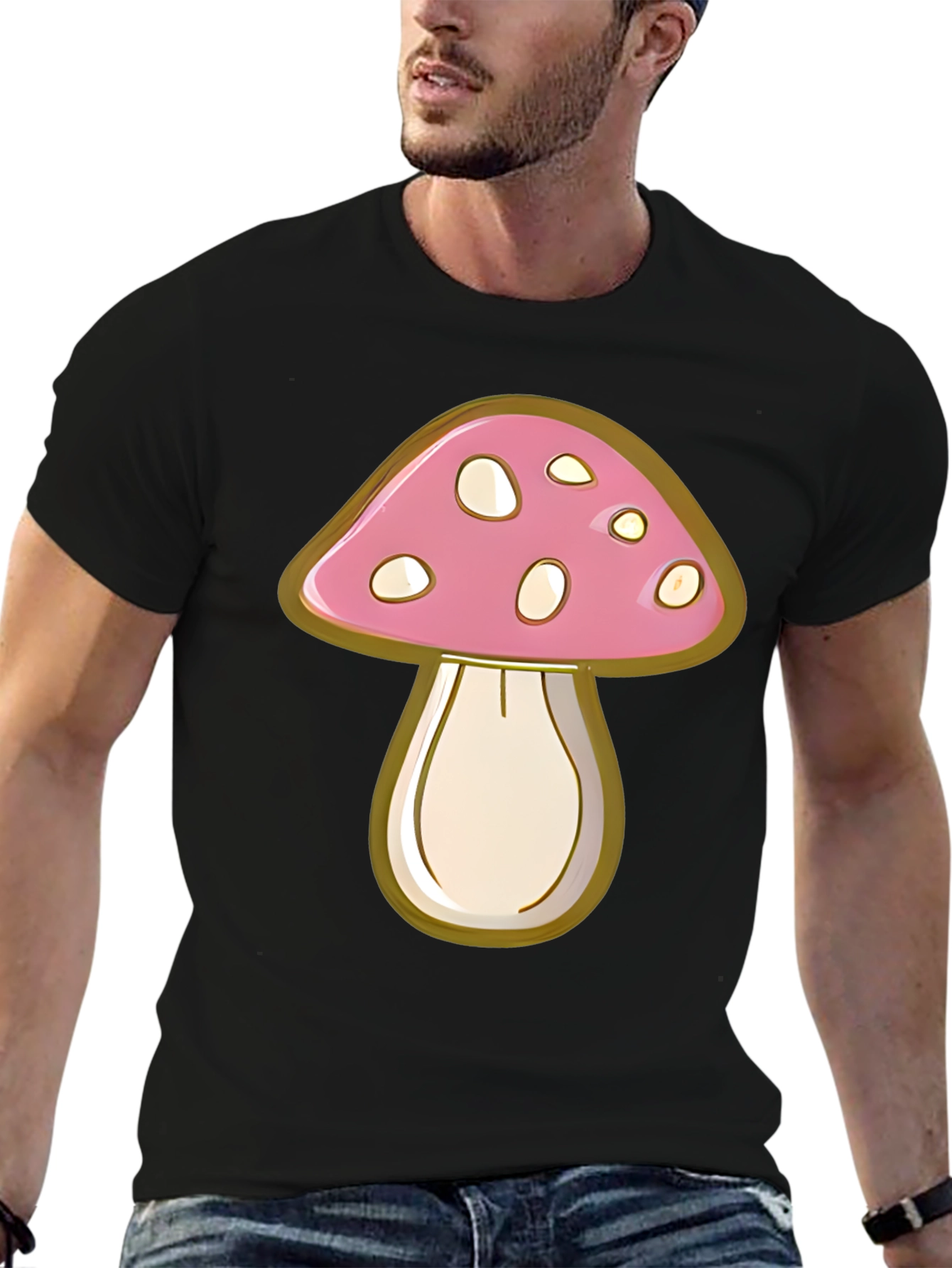 Mushroom Graphic Tee - Funky Style - 6