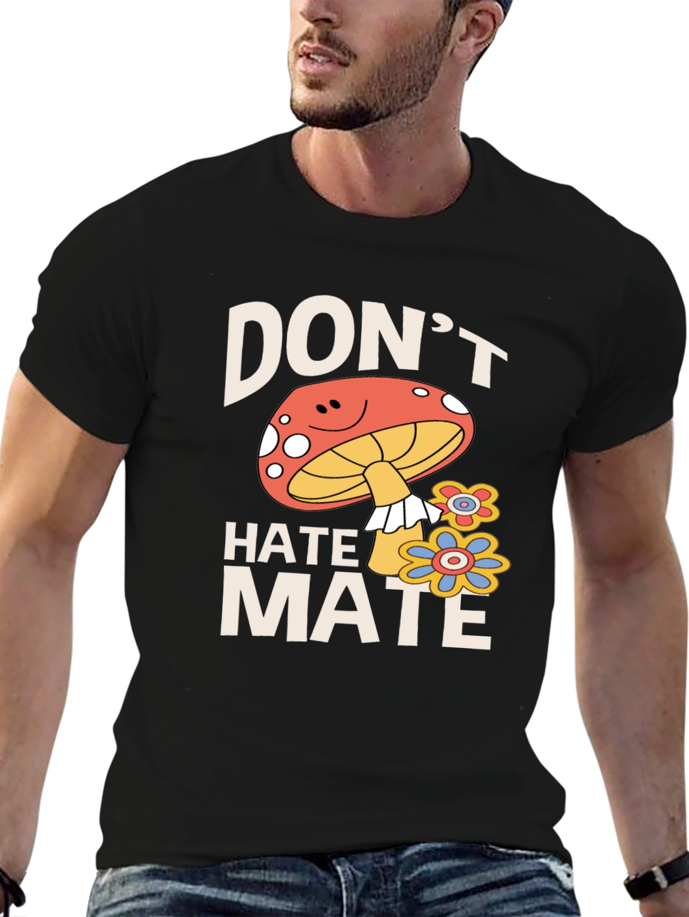 Black Don't Hate Mate Graphic Tee view 6