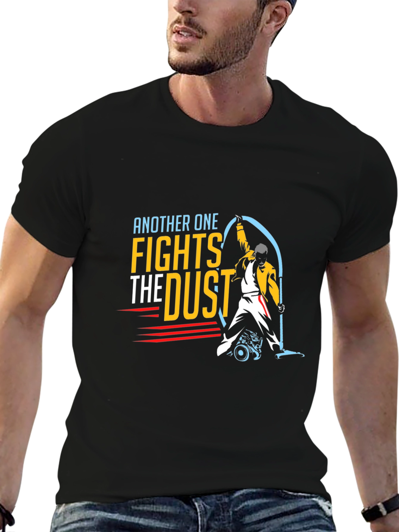 Black Another One Fights the Dust T-Shirt view 6