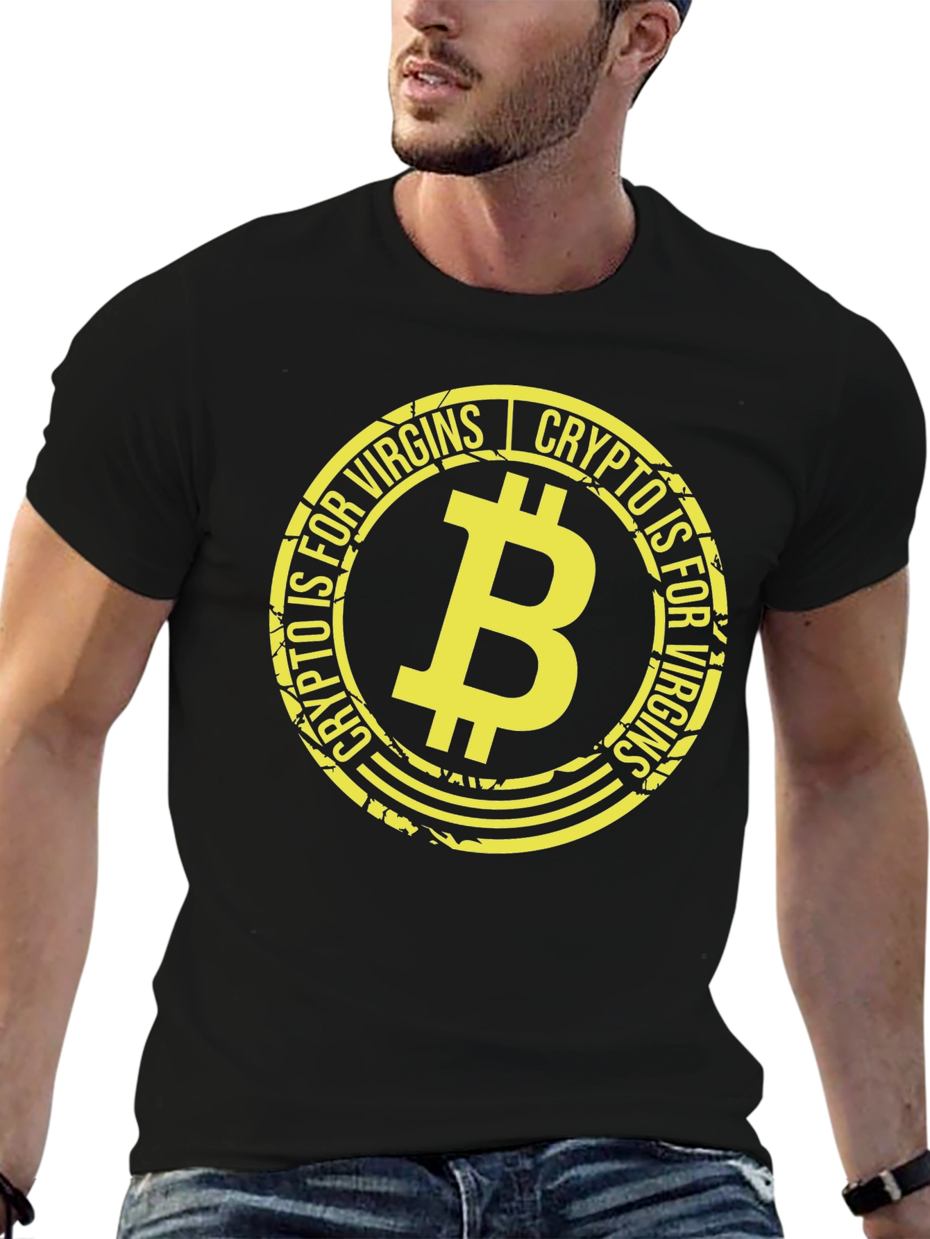 Black Crypto is for Virgins T-Shirt view 6