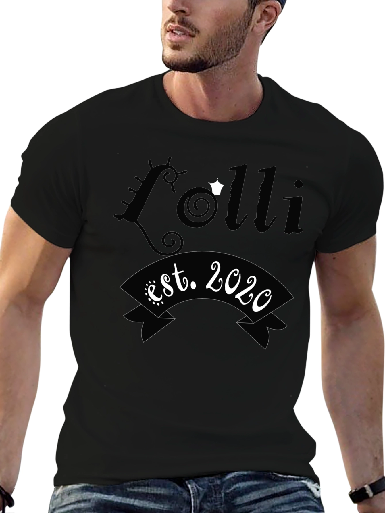 Black Lolli Est. 2020 Black Graphic Tee view 6