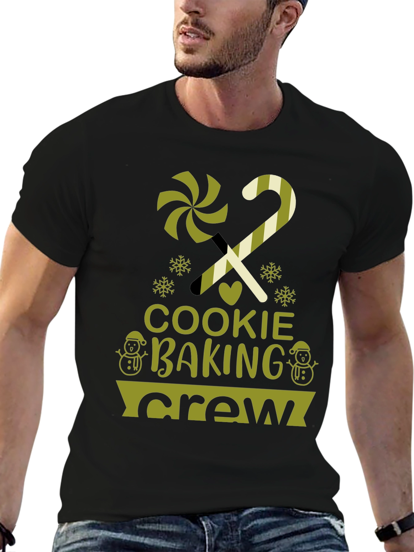Cookie Baking Crew Tee - Holiday Festive Shirt - 6