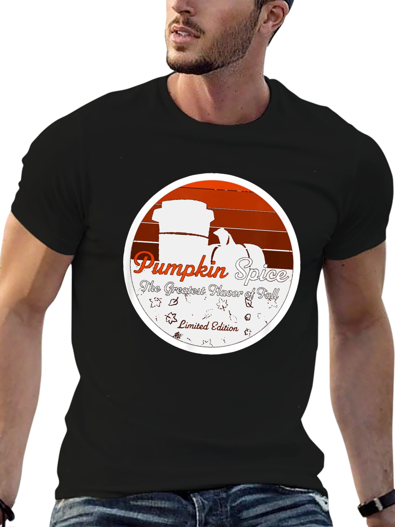Black Pumpkin Spice Fall Limited Edition T-Shirt view 6