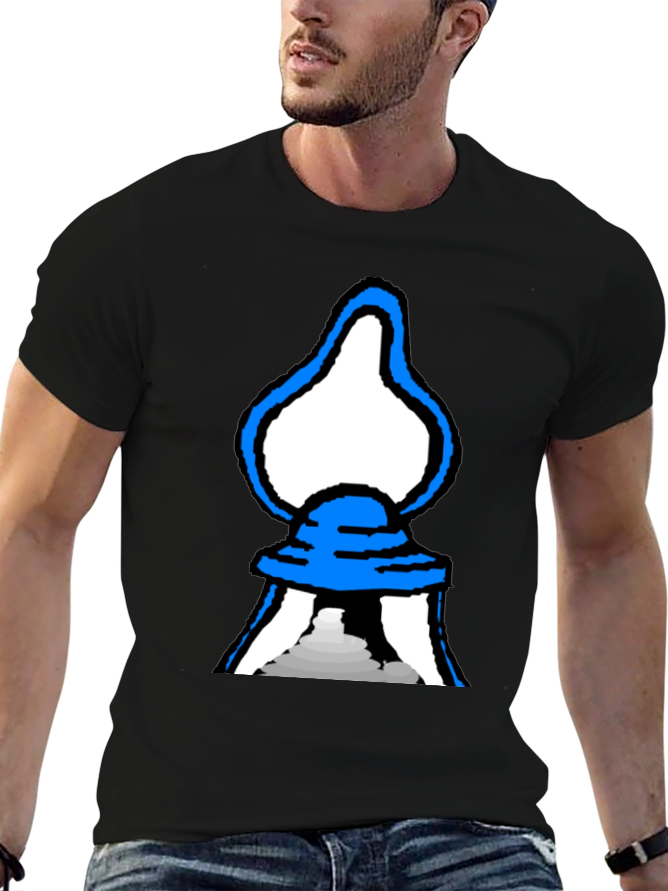 Black Funky Graphic Tee - Lancer Inspired Design view 6