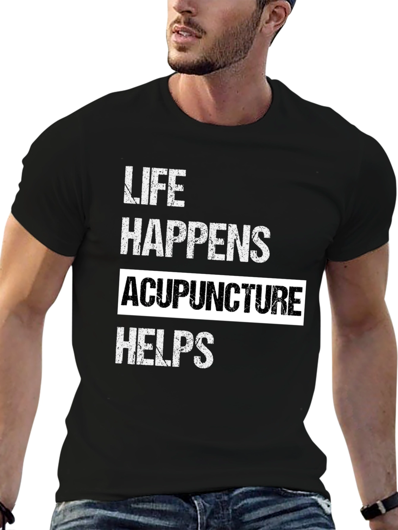 Life Happens Acupuncture Helps T-Shirt - 6