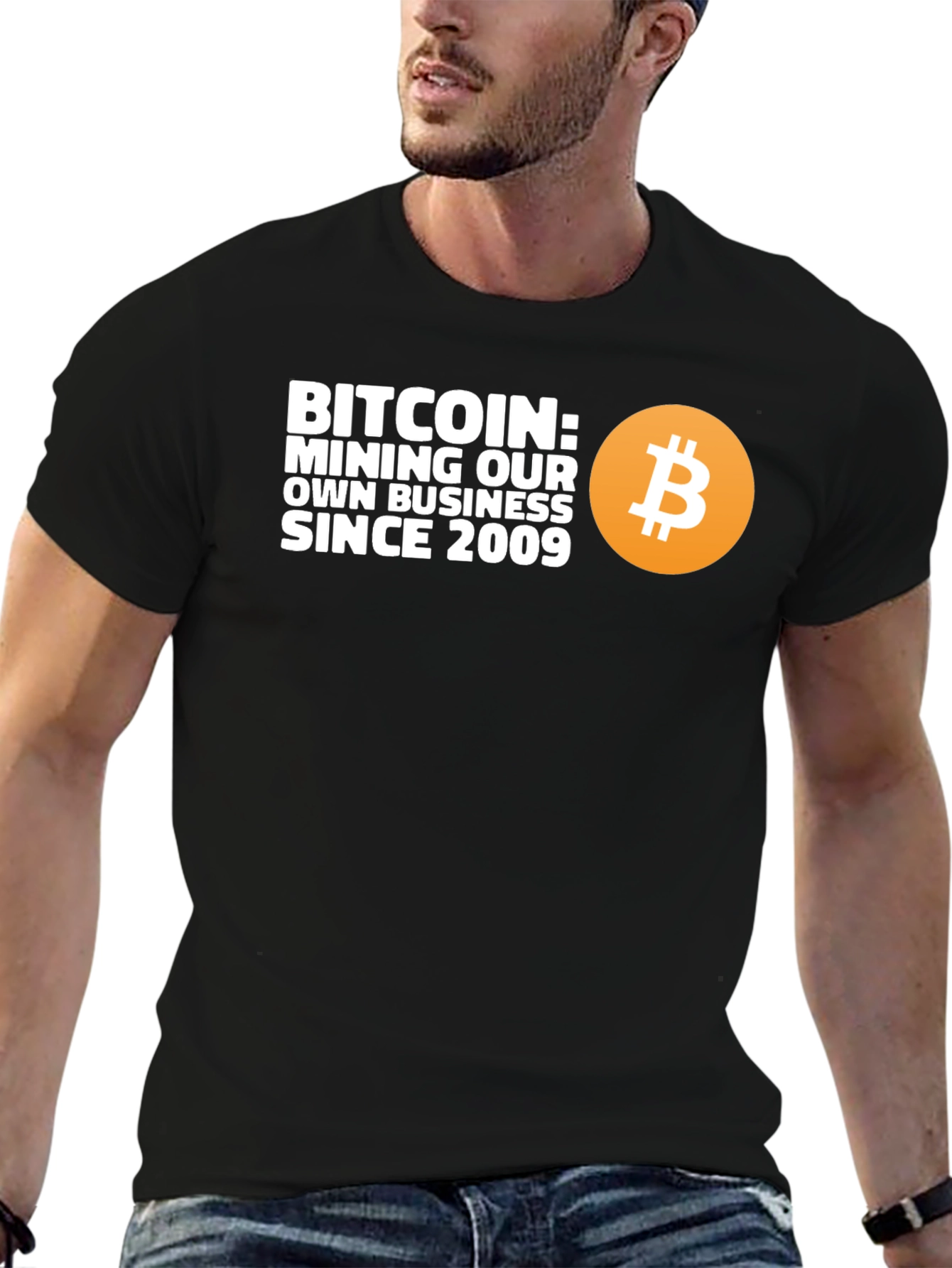 Black Bitcoin Mining Business T-Shirt Since 2009 view 6