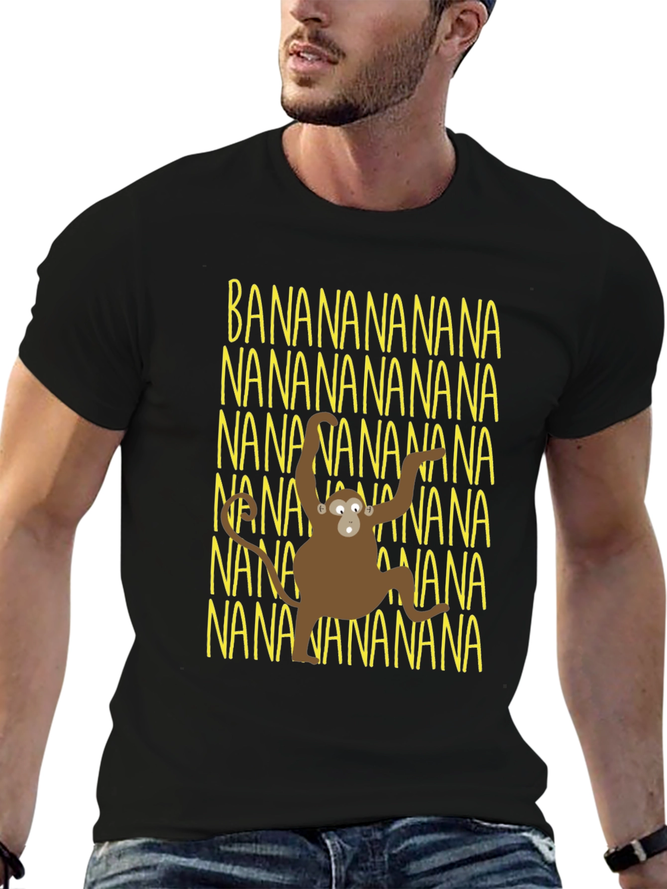 Black Banana Monkey T-Shirt view 6