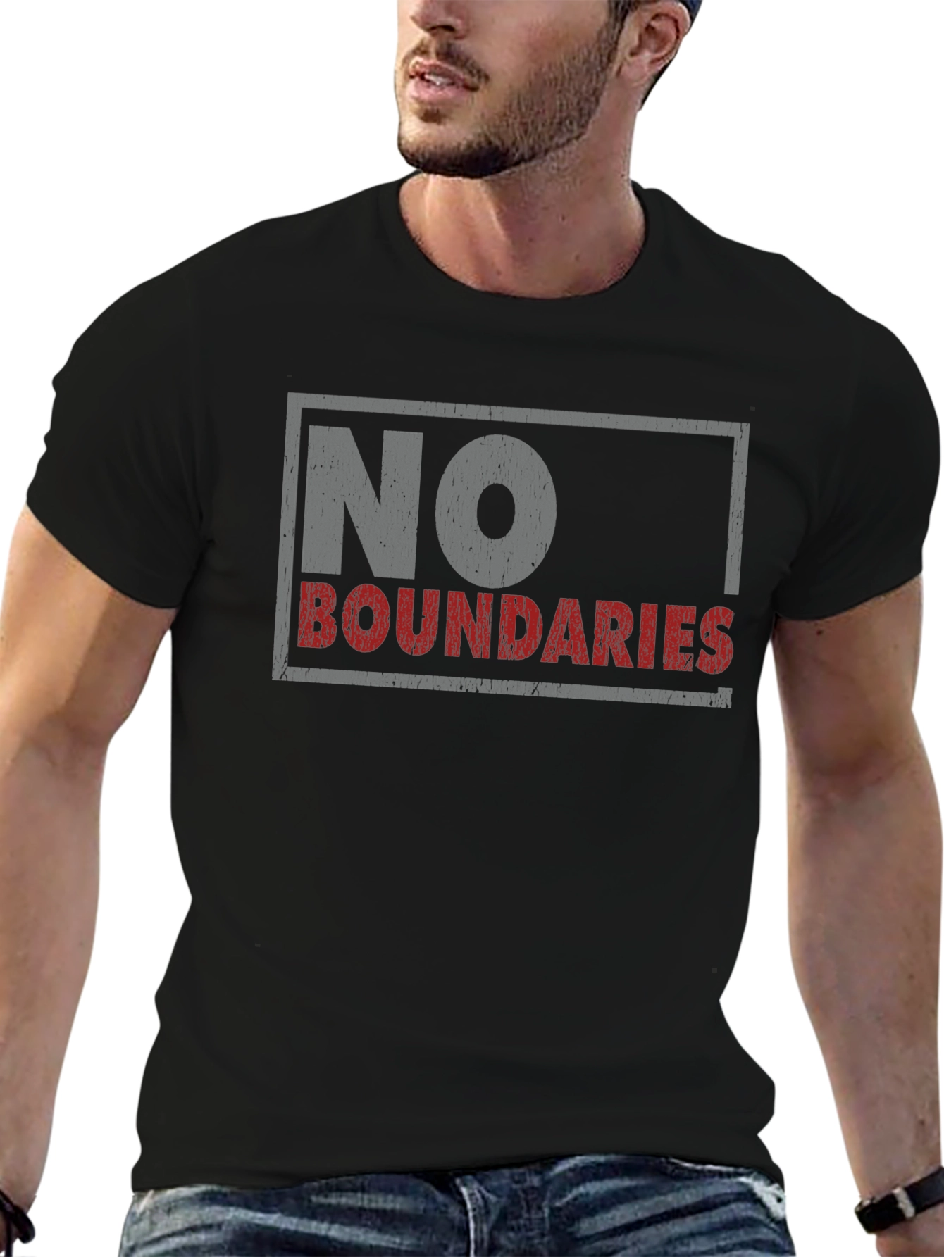Black No Boundaries Graphic T-Shirt - Black view 6