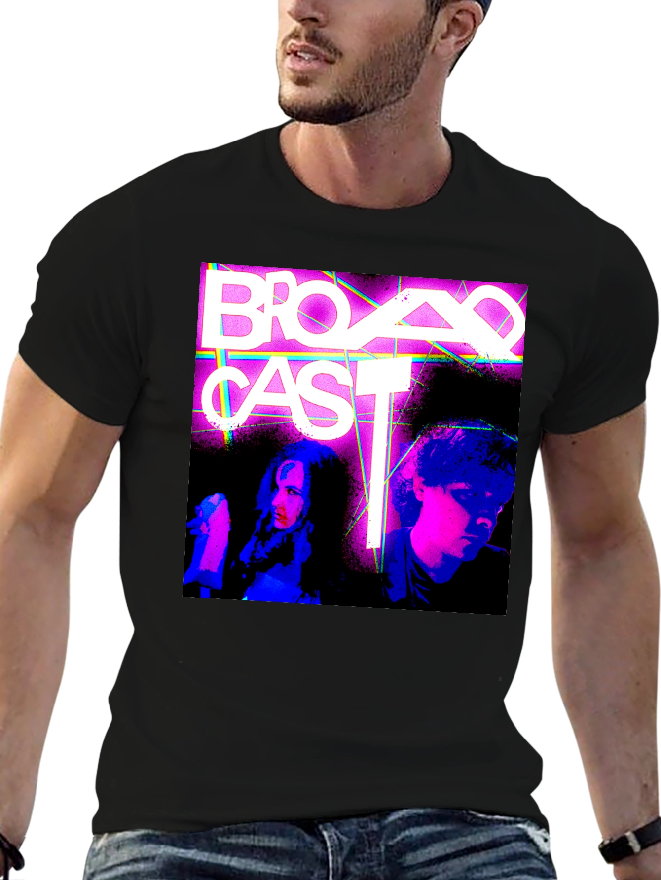 Broadcast Band T-Shirt - Retro Indie Rock Tee - 6