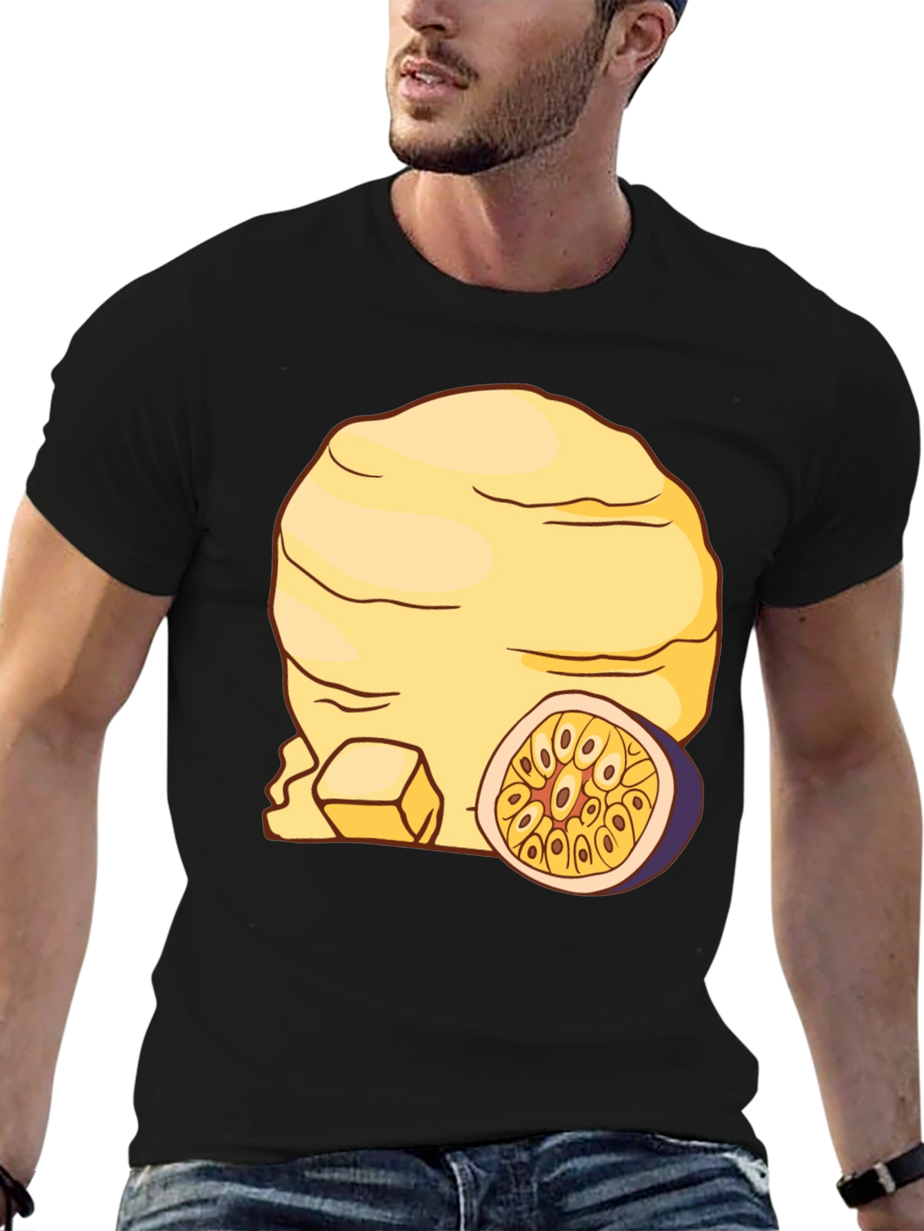 Black Mango Passion Fruit Graphic T-Shirt view 6