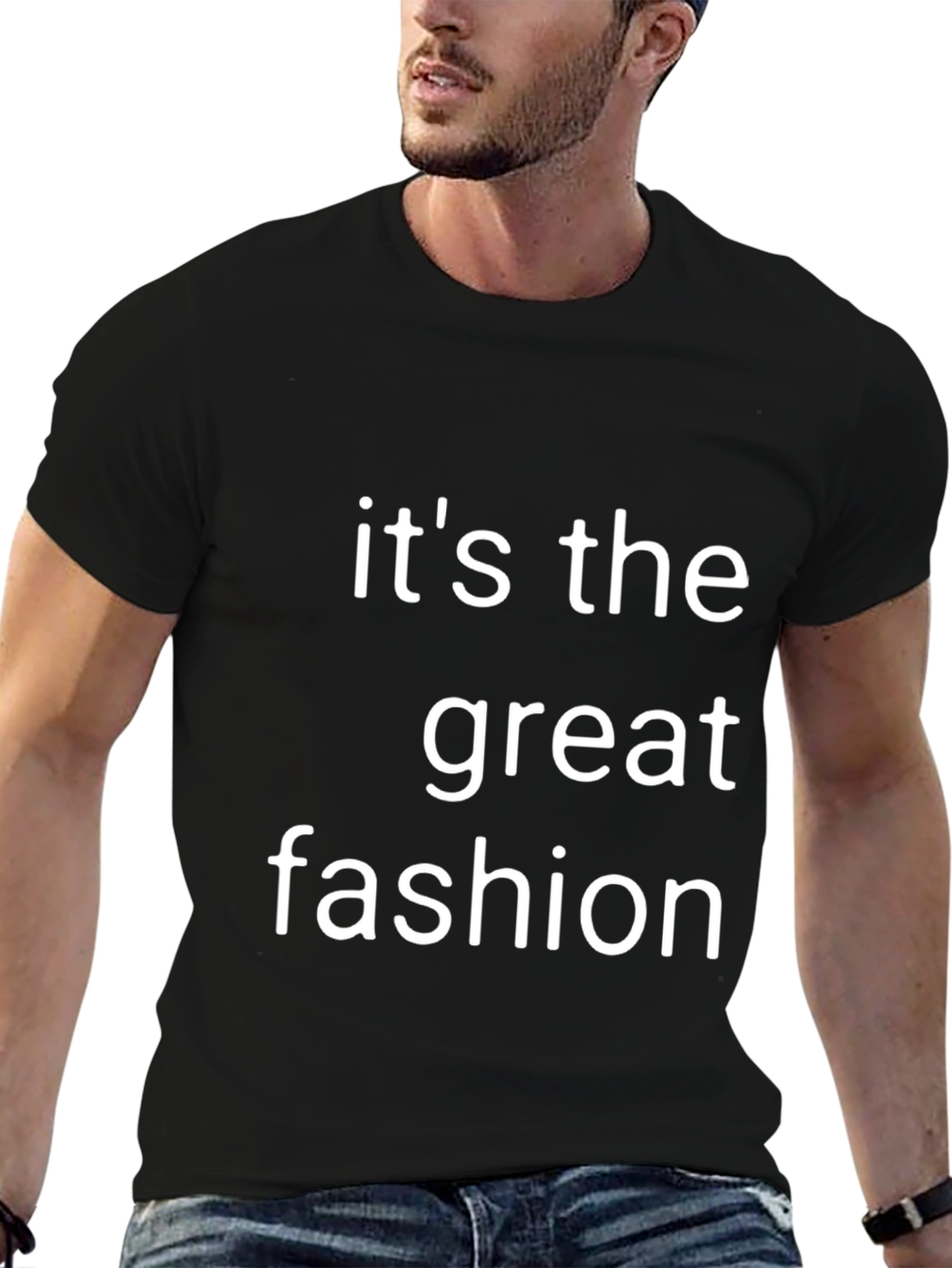 Black It's the Great Fashion T-Shirt view 6