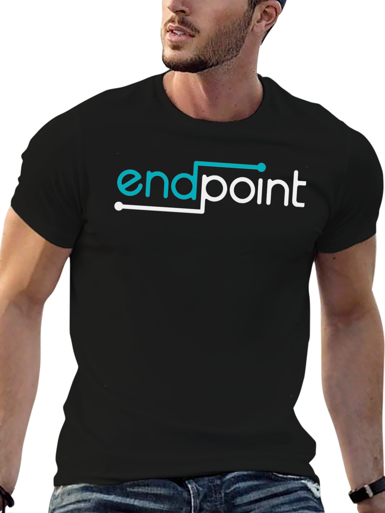 Black Endpoint T-Shirt - Stylish Programmer Tee view 6