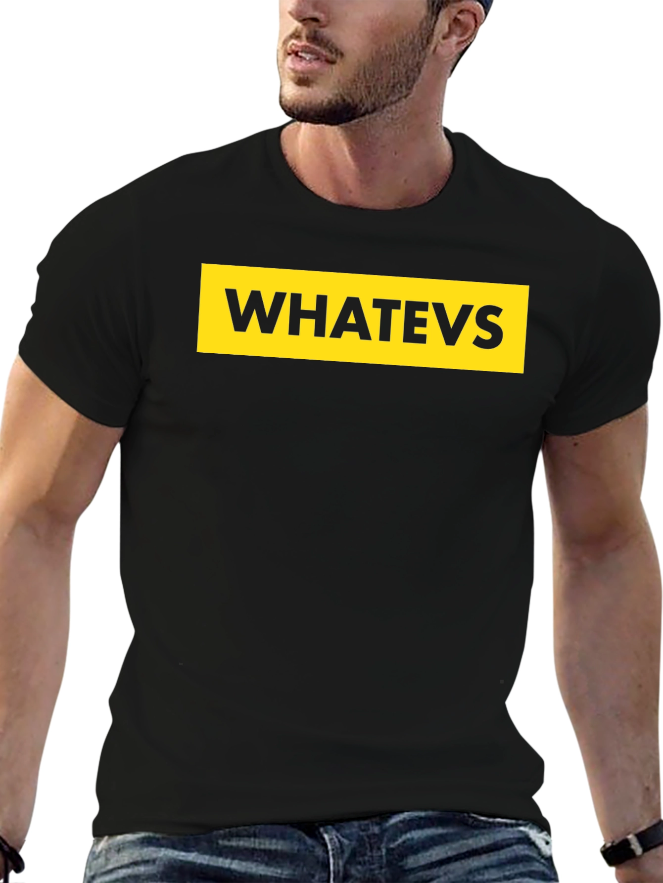 Black Whatever T-Shirt - Casual Wear view 6