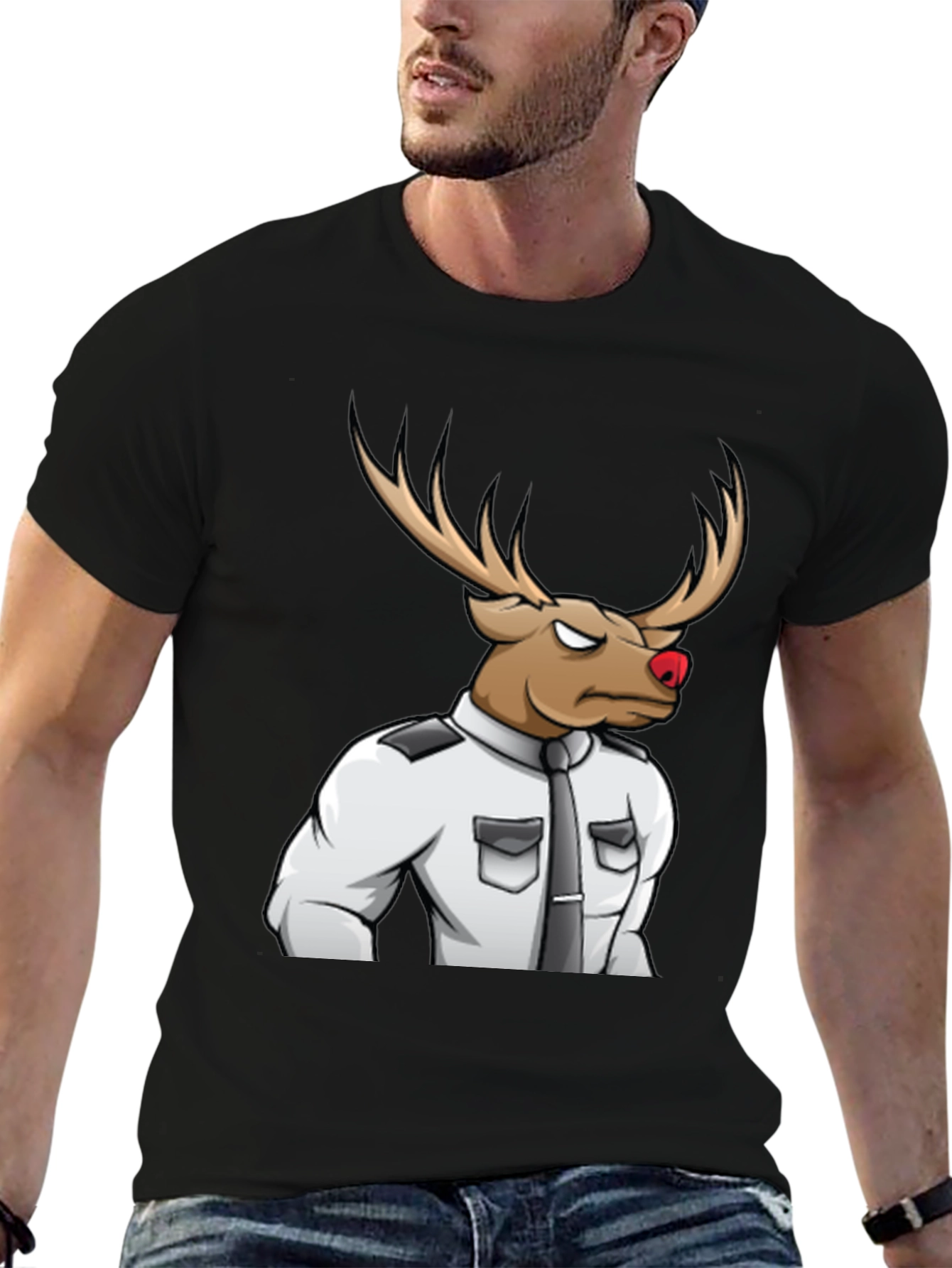 Black Rudolph Security Black T-Shirt view 6