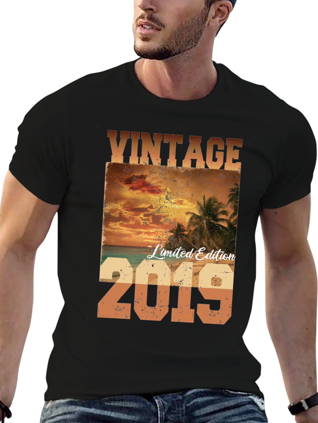 Black Vintage 2019 Limited Edition Graphic Tee view 6