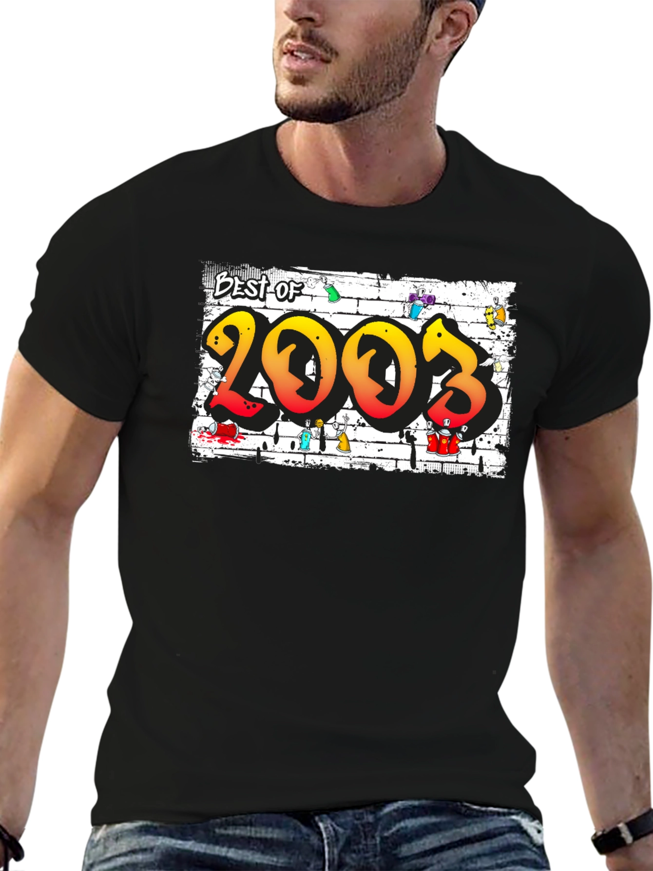 Black Best of 2003 Graffiti T-Shirt view 6