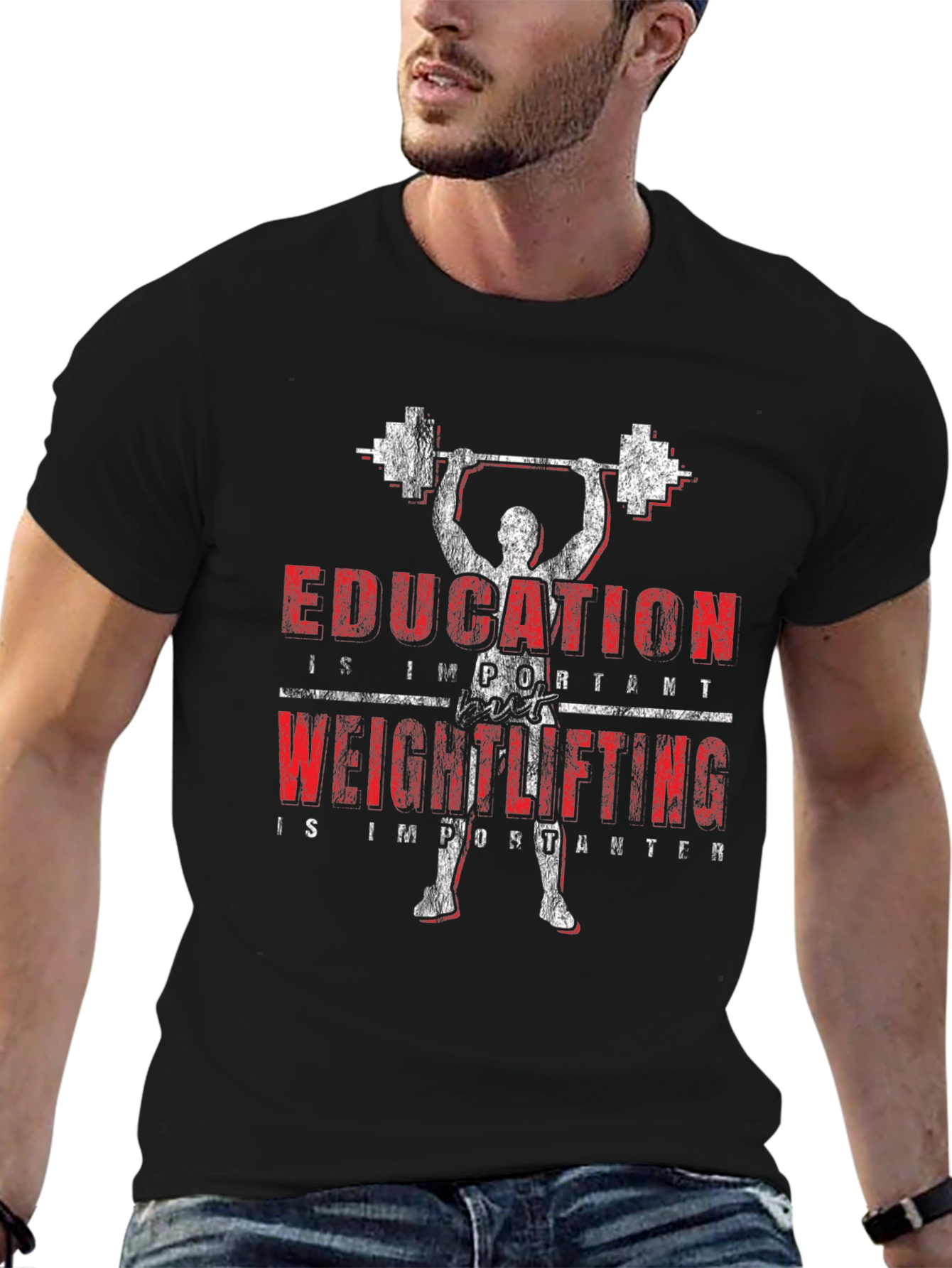 Weightlifting is Important Men's T-Shirt - 6