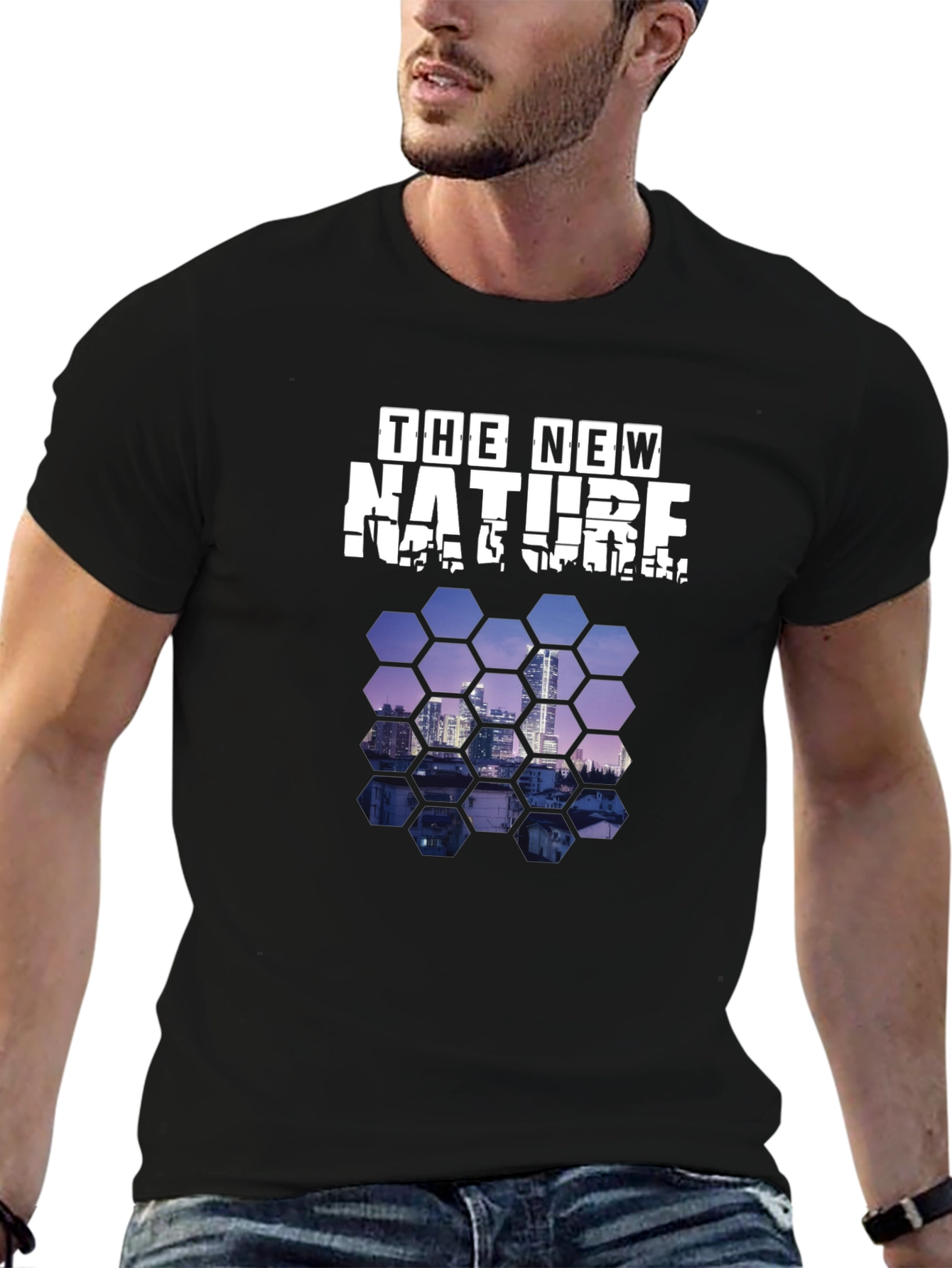 Black The New Nature Black Graphic T-Shirt view 6