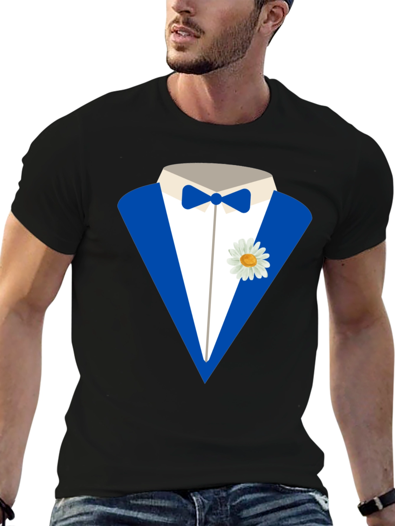 Black Tuxedo T-Shirt: Fun Formal Wear Alternative view 6