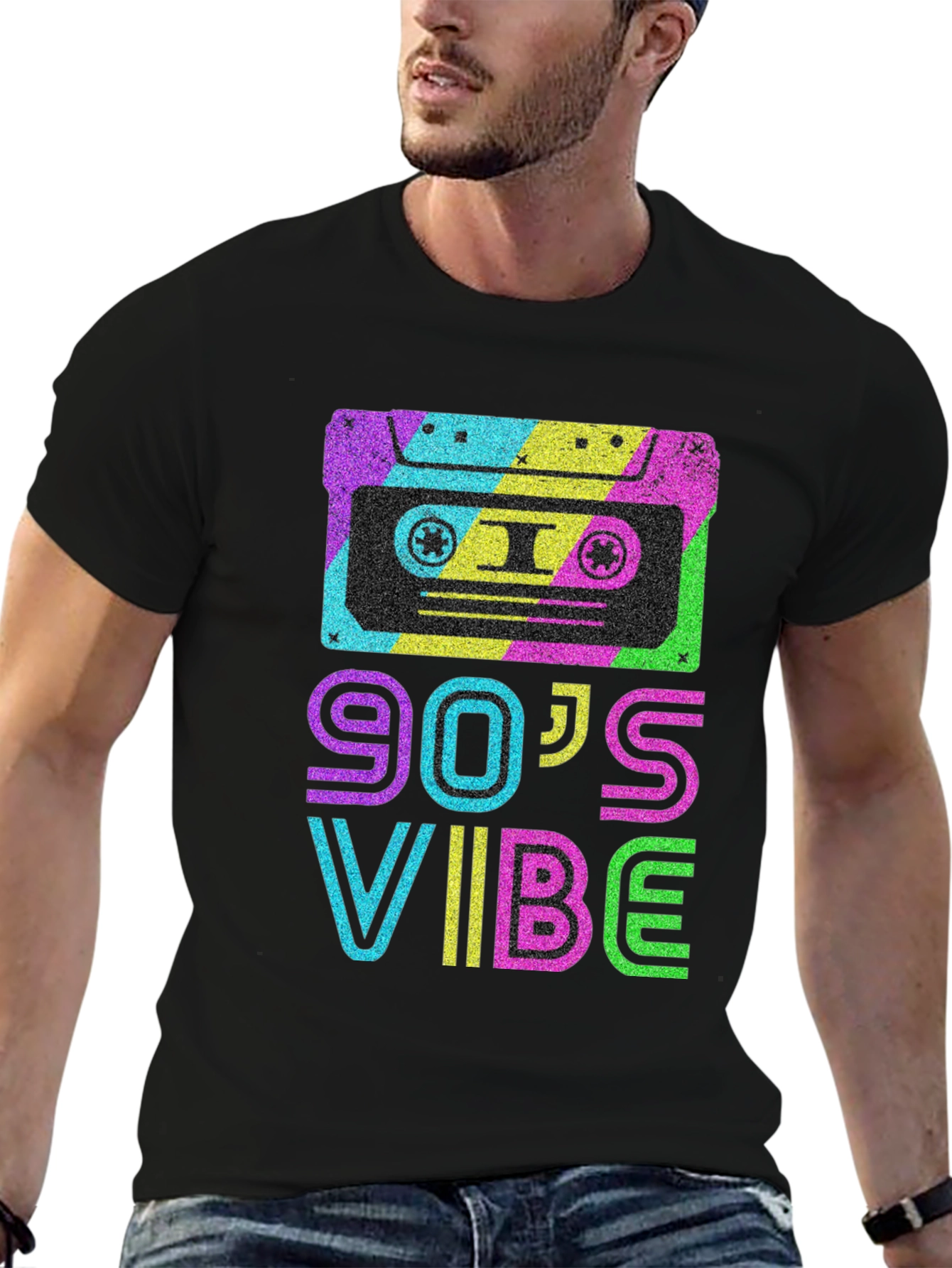 90's Vibe Retro Cassette T-Shirt - 6