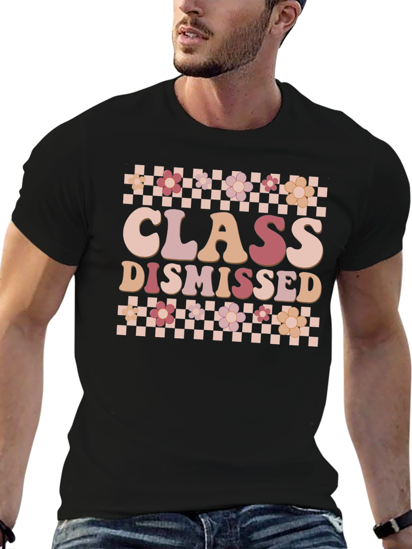 Black Class Dismissed Retro Graphic Tee view 6