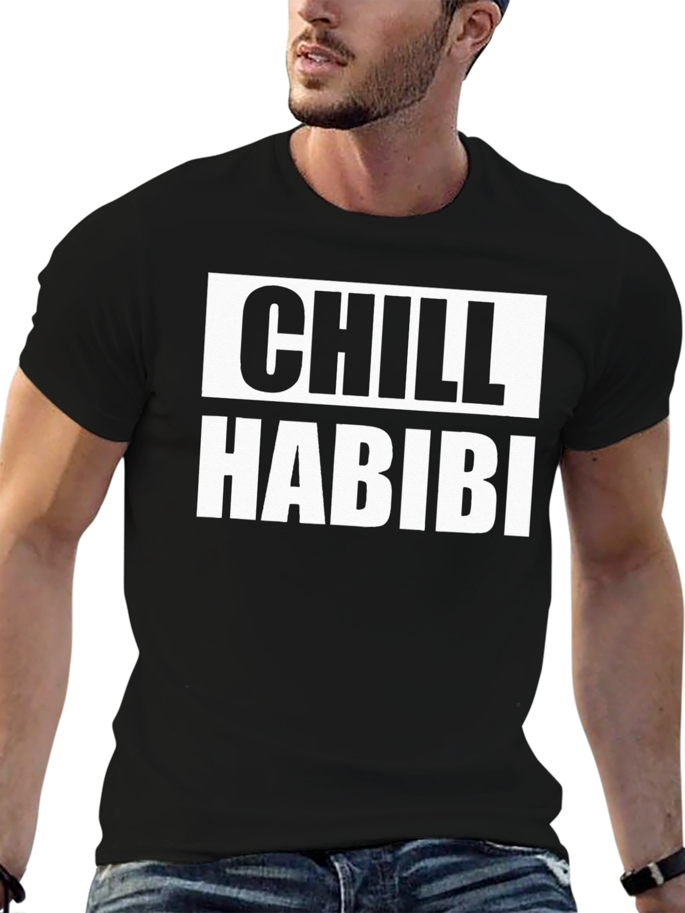 Black Chill Habibi Graphic Tee - Relaxed Fit view 6