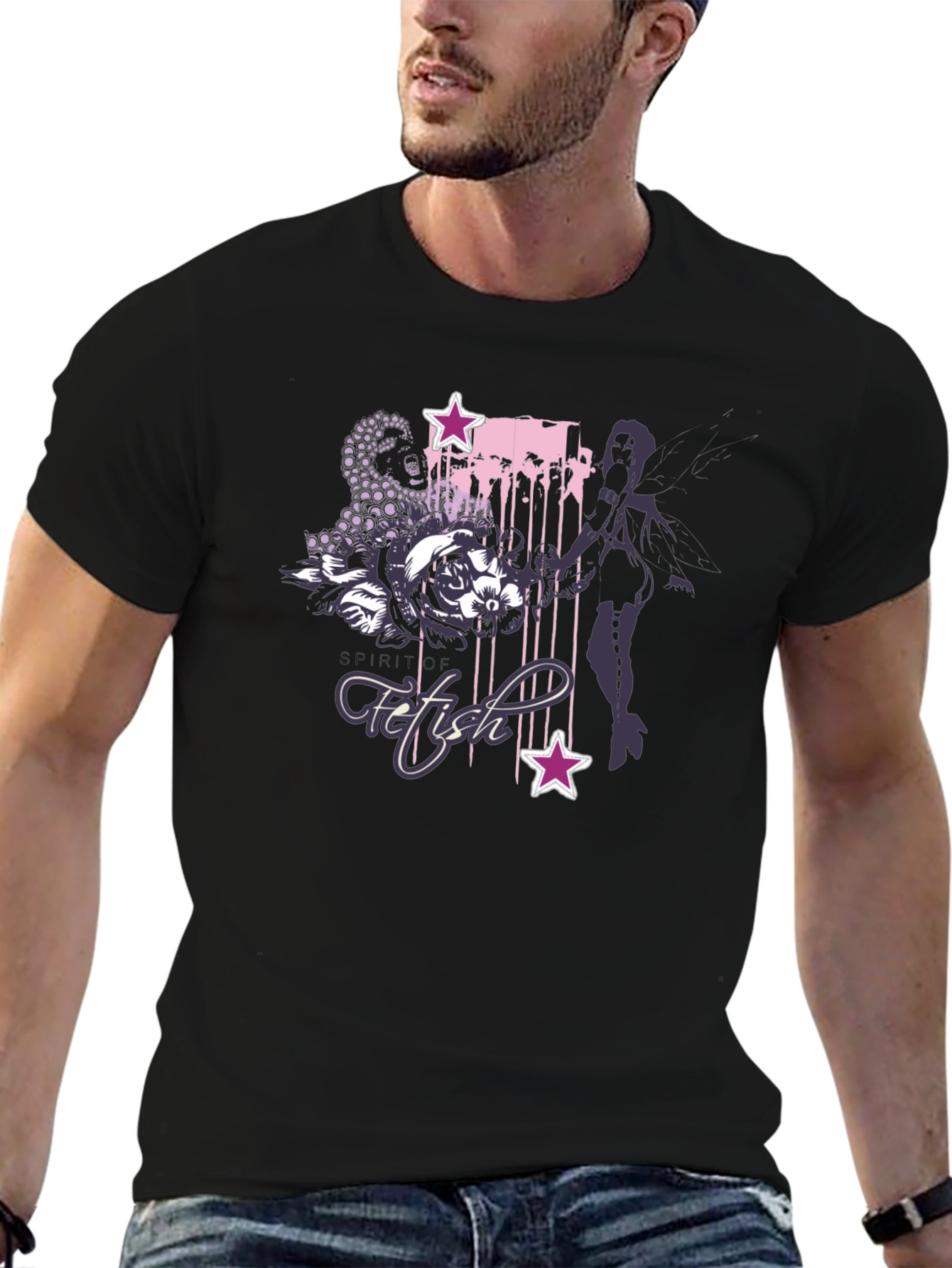 Black Fetish Spirit T-Shirt view 6