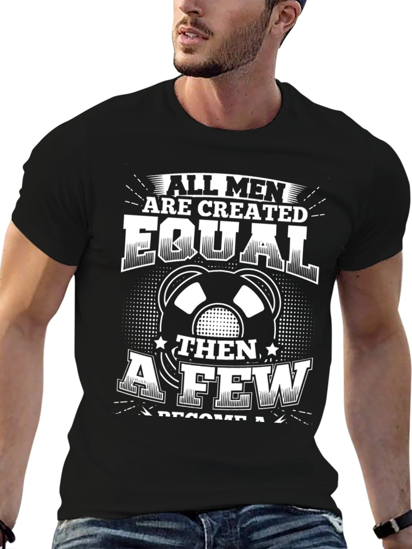 Black Equal Few Become DJ Funny T-Shirt view 6