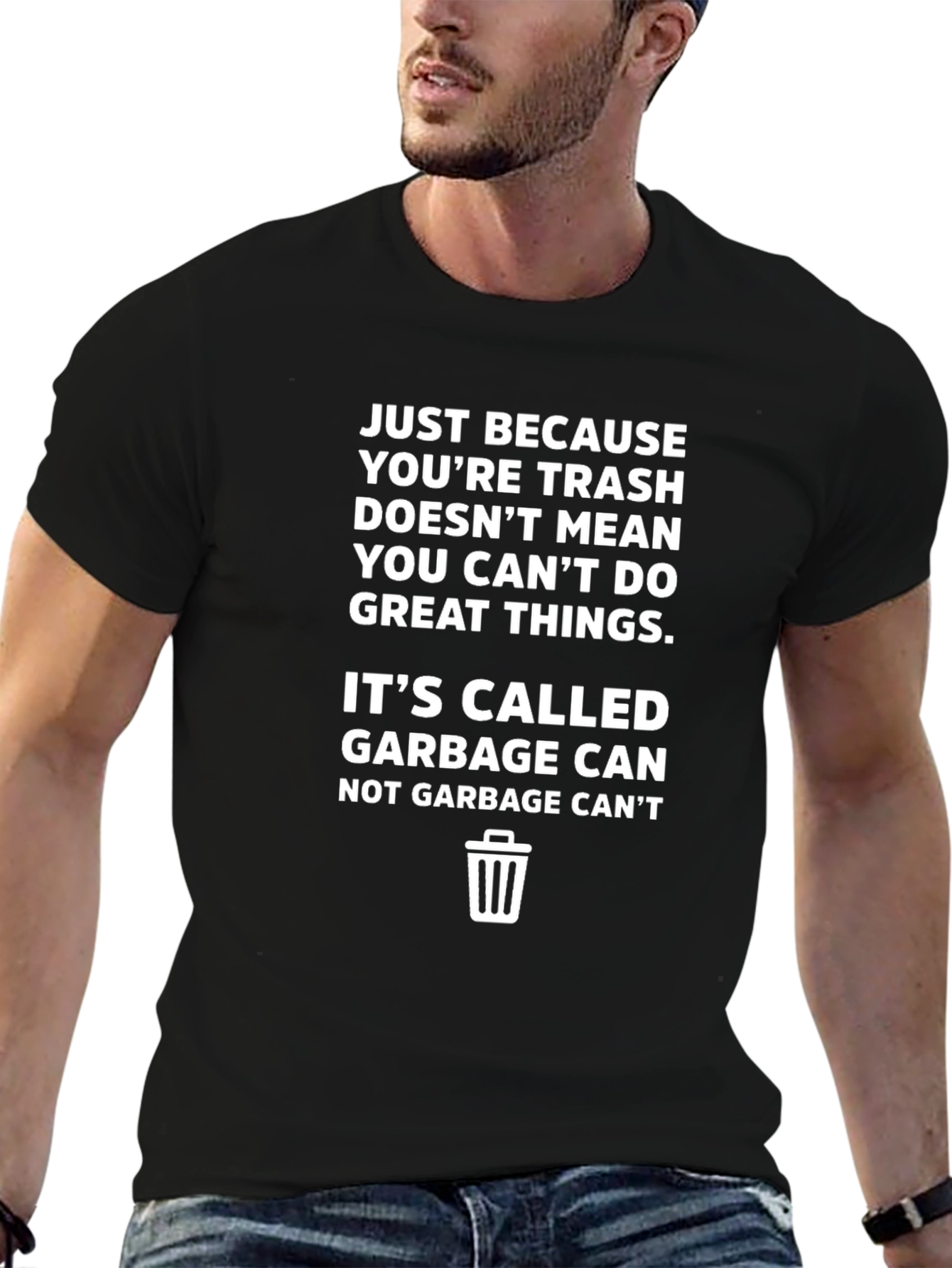 Black Trash to Treasure Graphic T-Shirt view 6