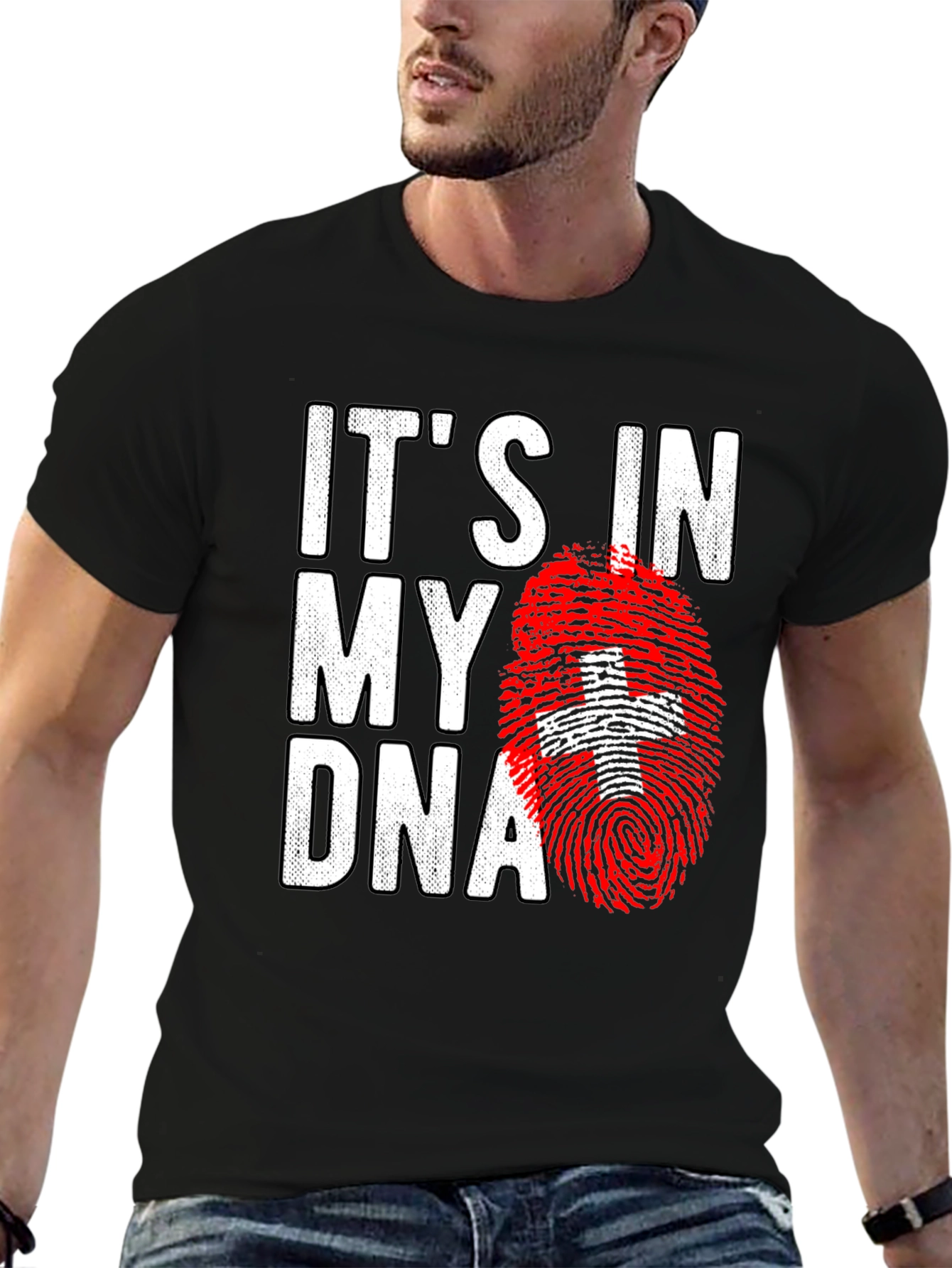 Black It's in My DNA Graphic T-Shirt view 6