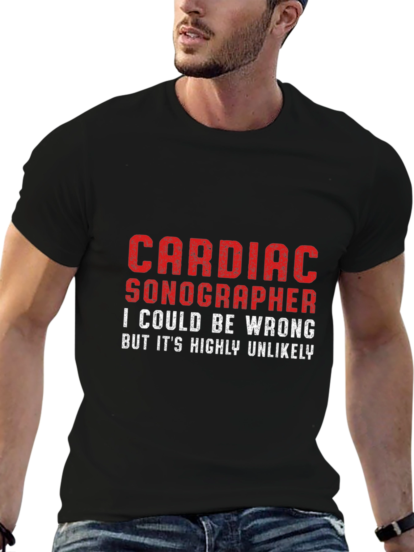 Cardiac Sonographer T-Shirt - Funny Job Pride Tee - 6
